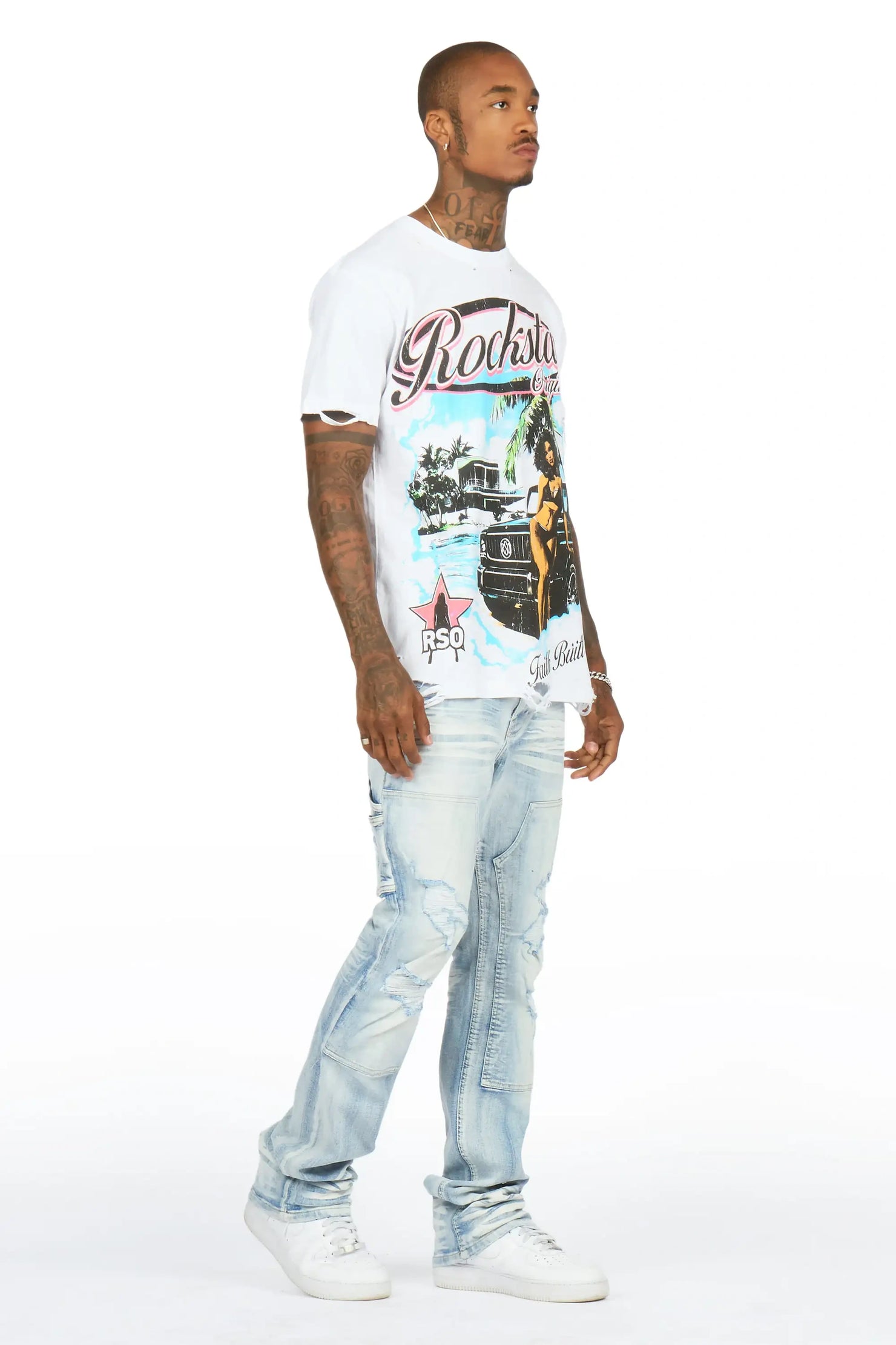 Odei Light Sand Blue Slim Fit Jean