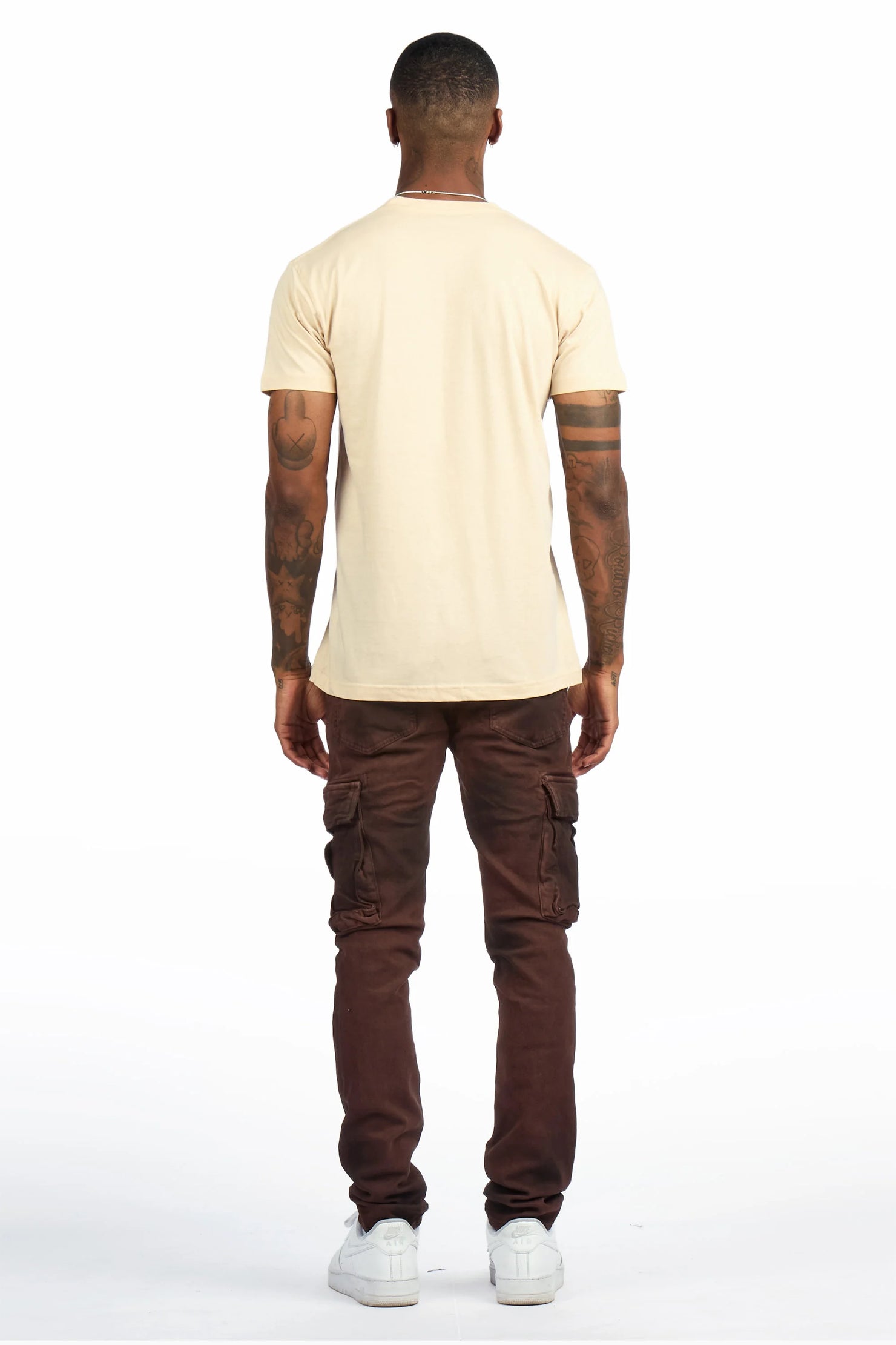 Cruz Dark Brown Slim Fit Jean