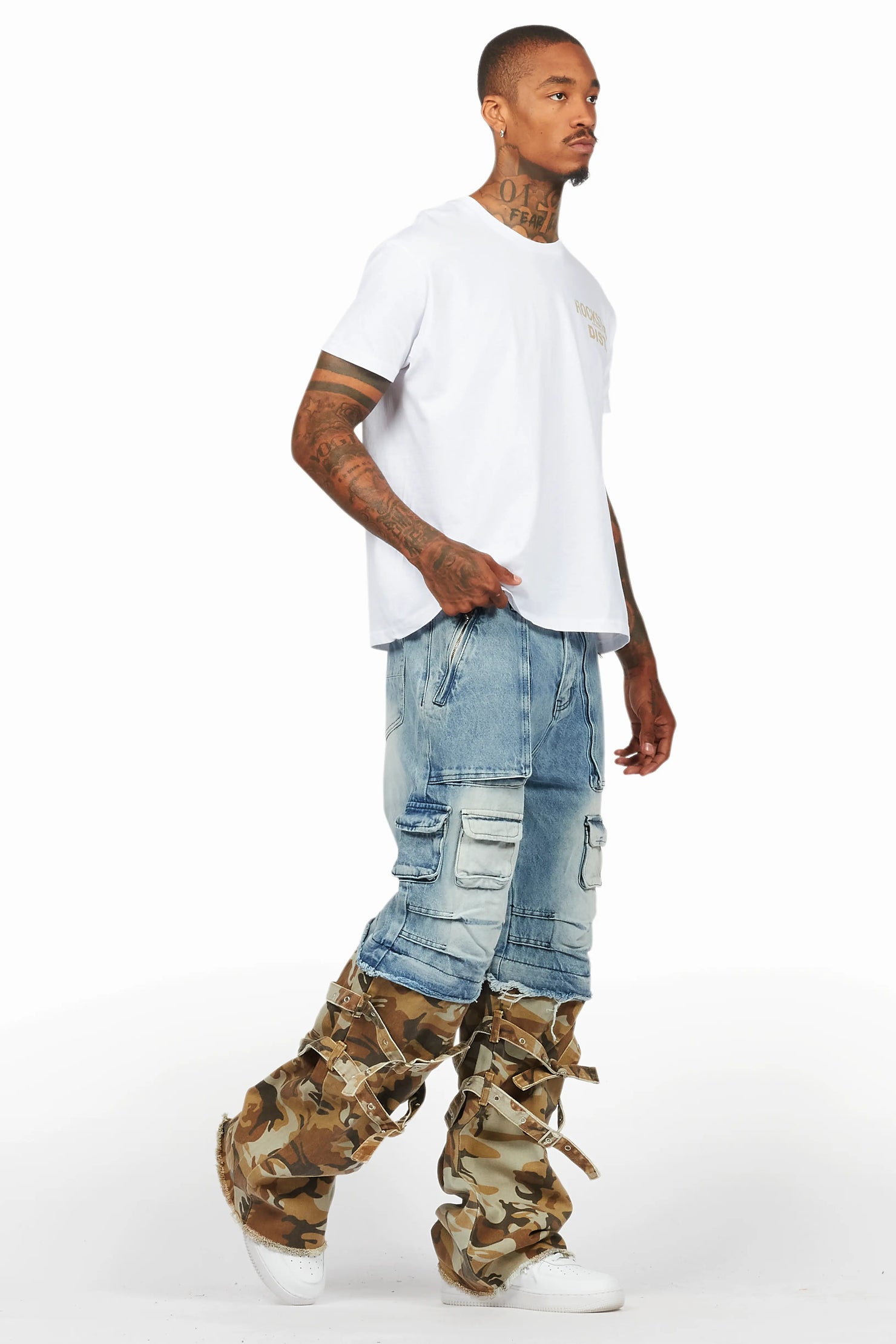 Exxus Light Blue Baggy Fit Jean