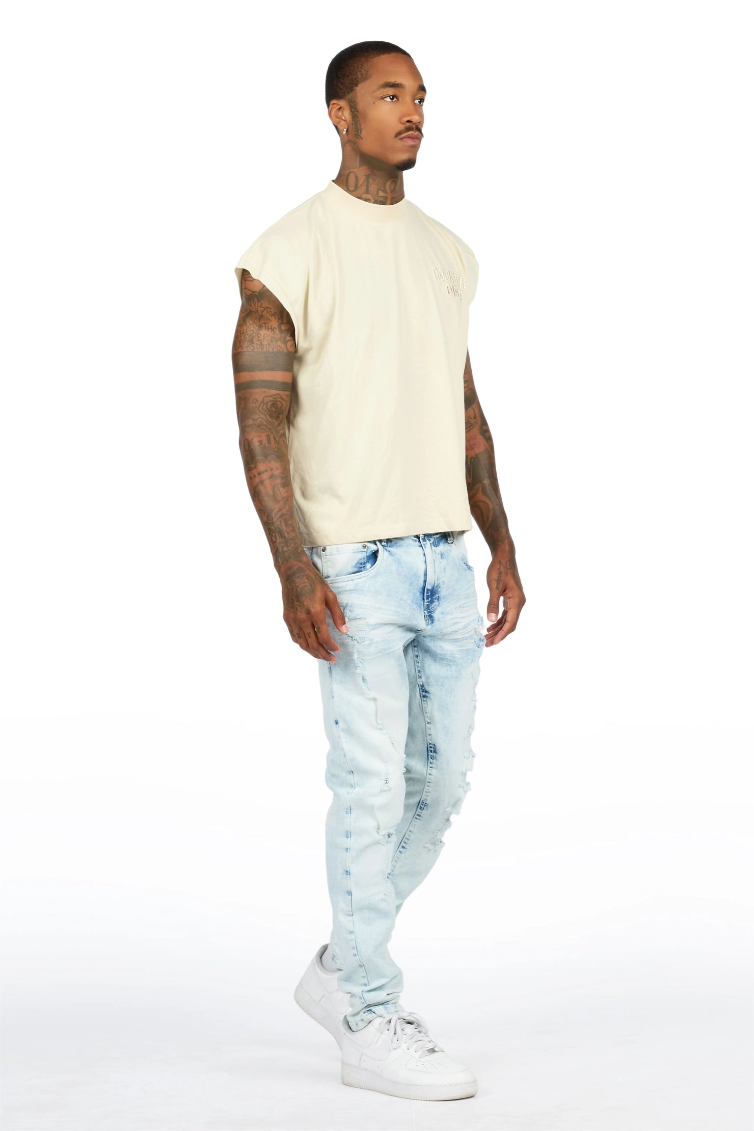 Kennet Bleach Blue Slim Fit Jean