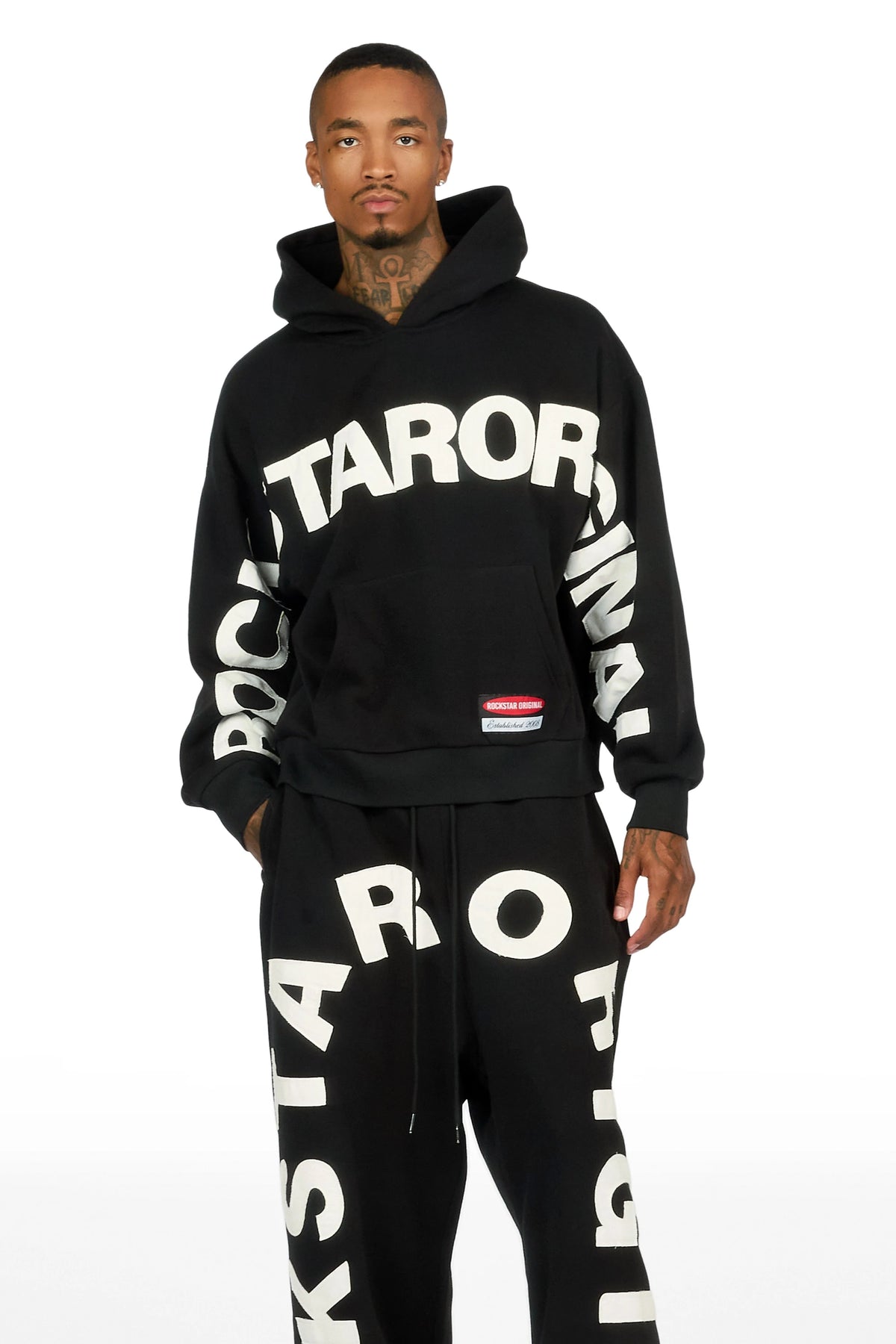 Kirin Black Hoodie/Baggy Pant Track Set