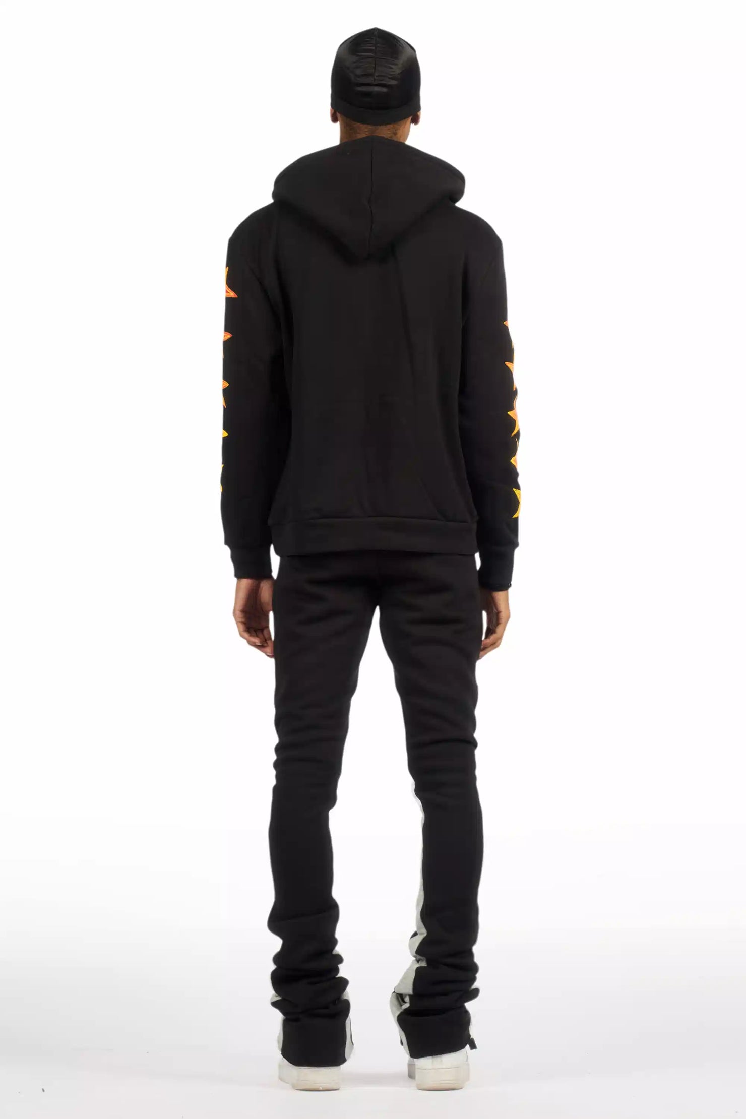 Torq Black/Orange Hoodie/Super Stacked Track Set