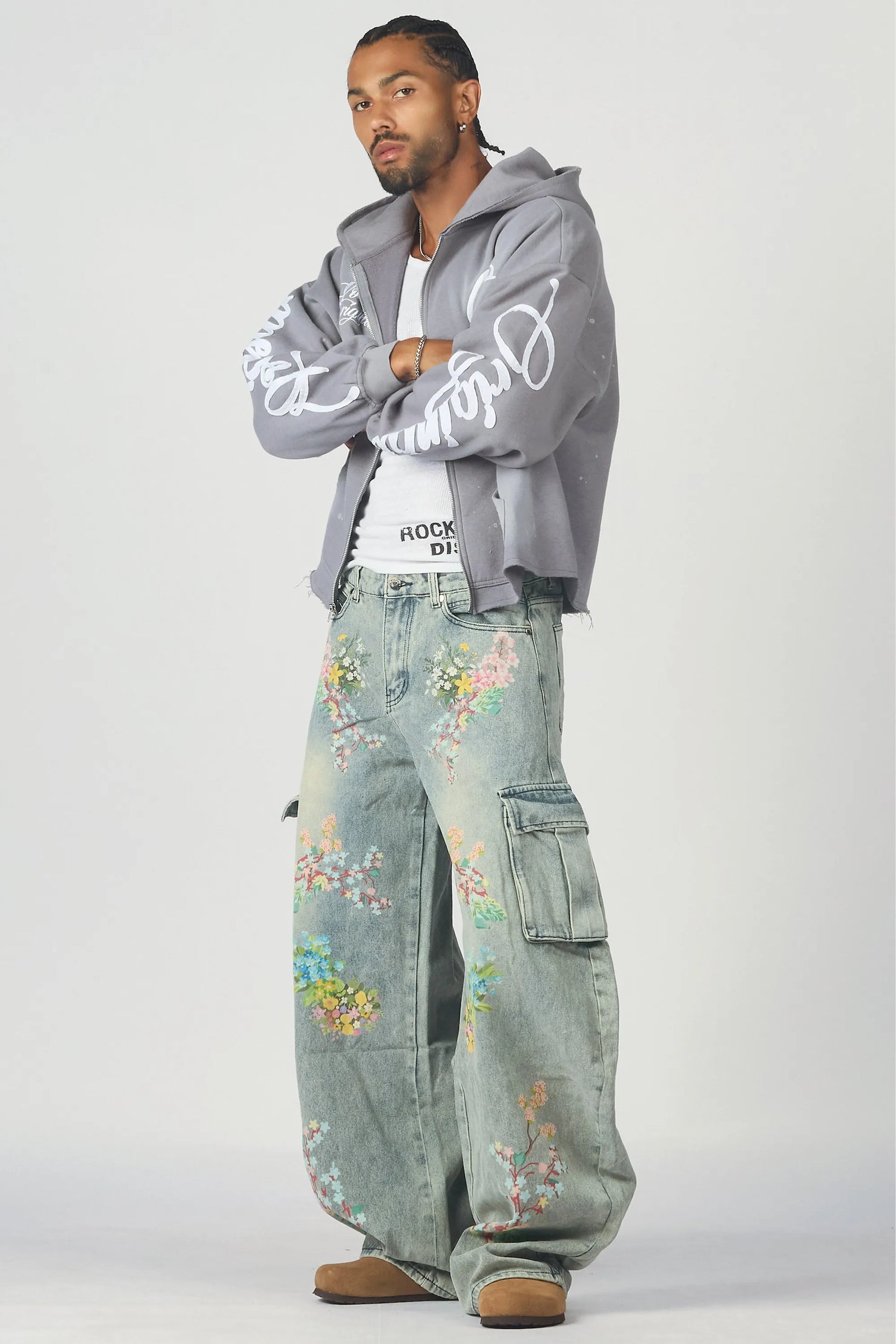 Zionte Light Blue Barrel Fit Jean