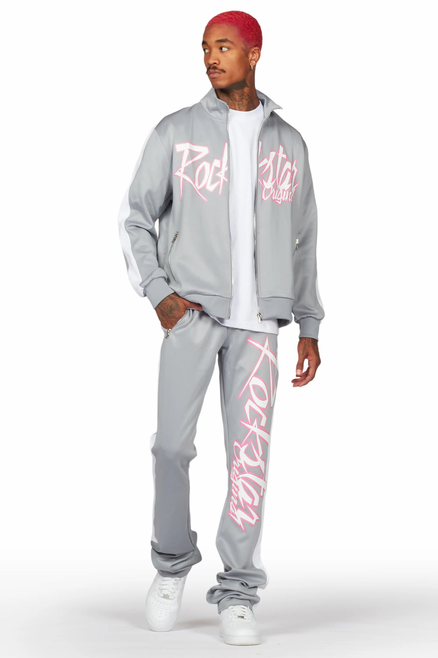 Kalibre Grey Tricot Super Stacked Track Set