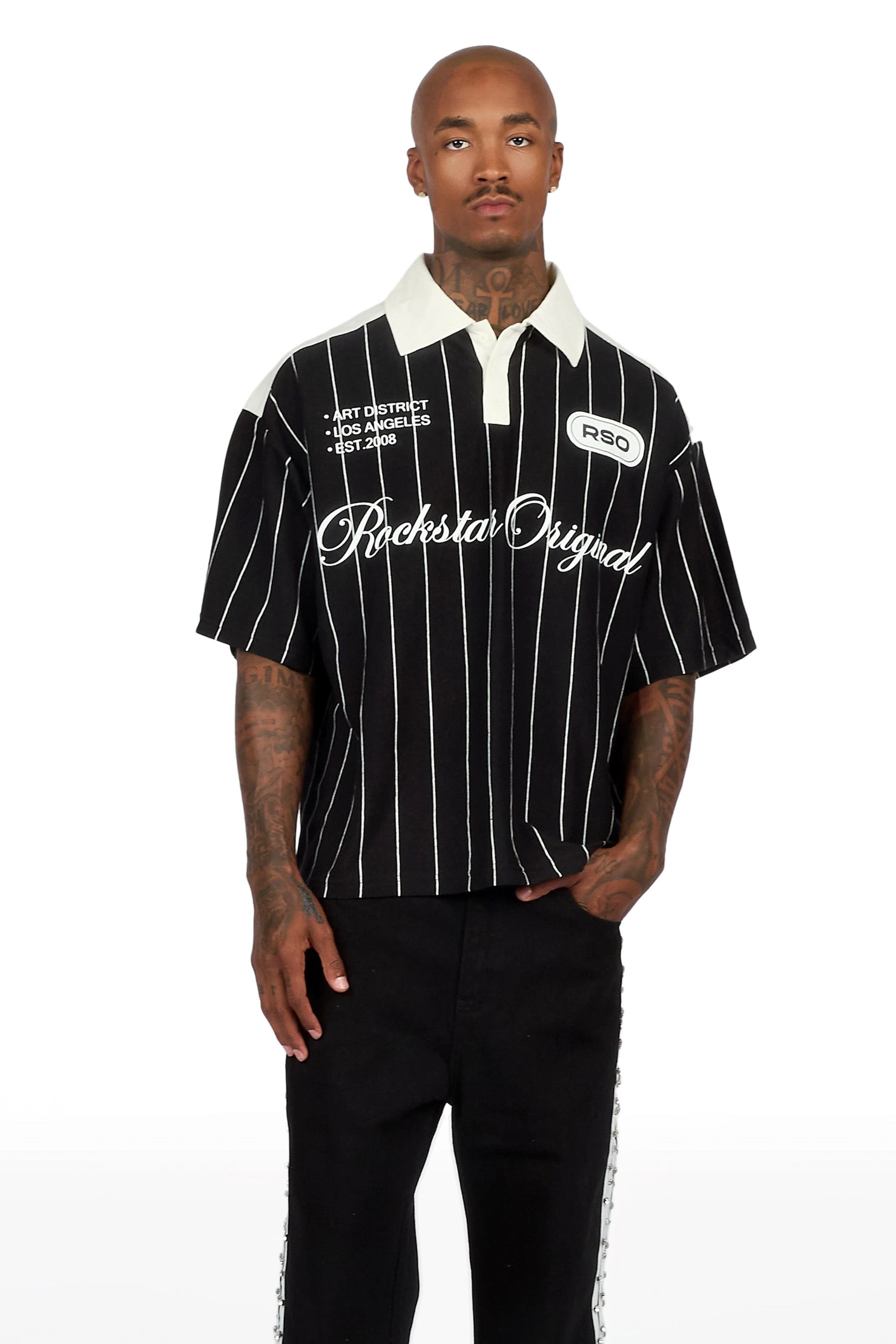 Relo Black Polo Shirt