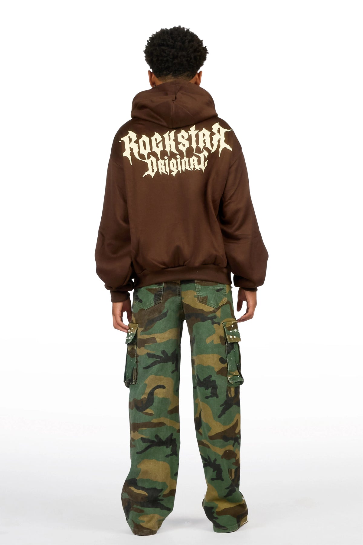 Boys Bryx Camo Pearl Baggy Fit Jean