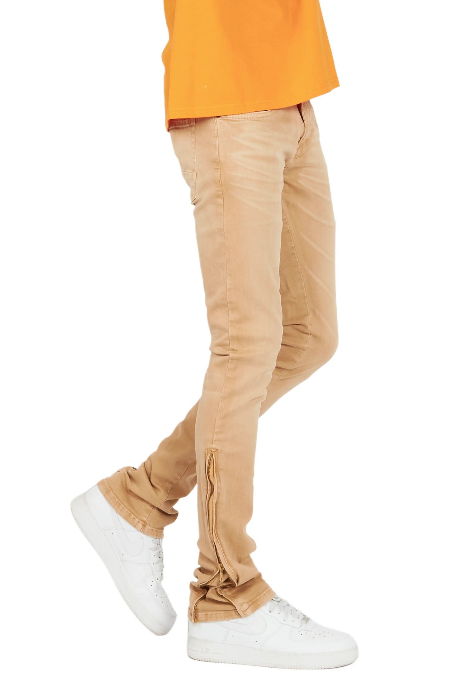 Koa Desert Sand Stacked Flare Jean
