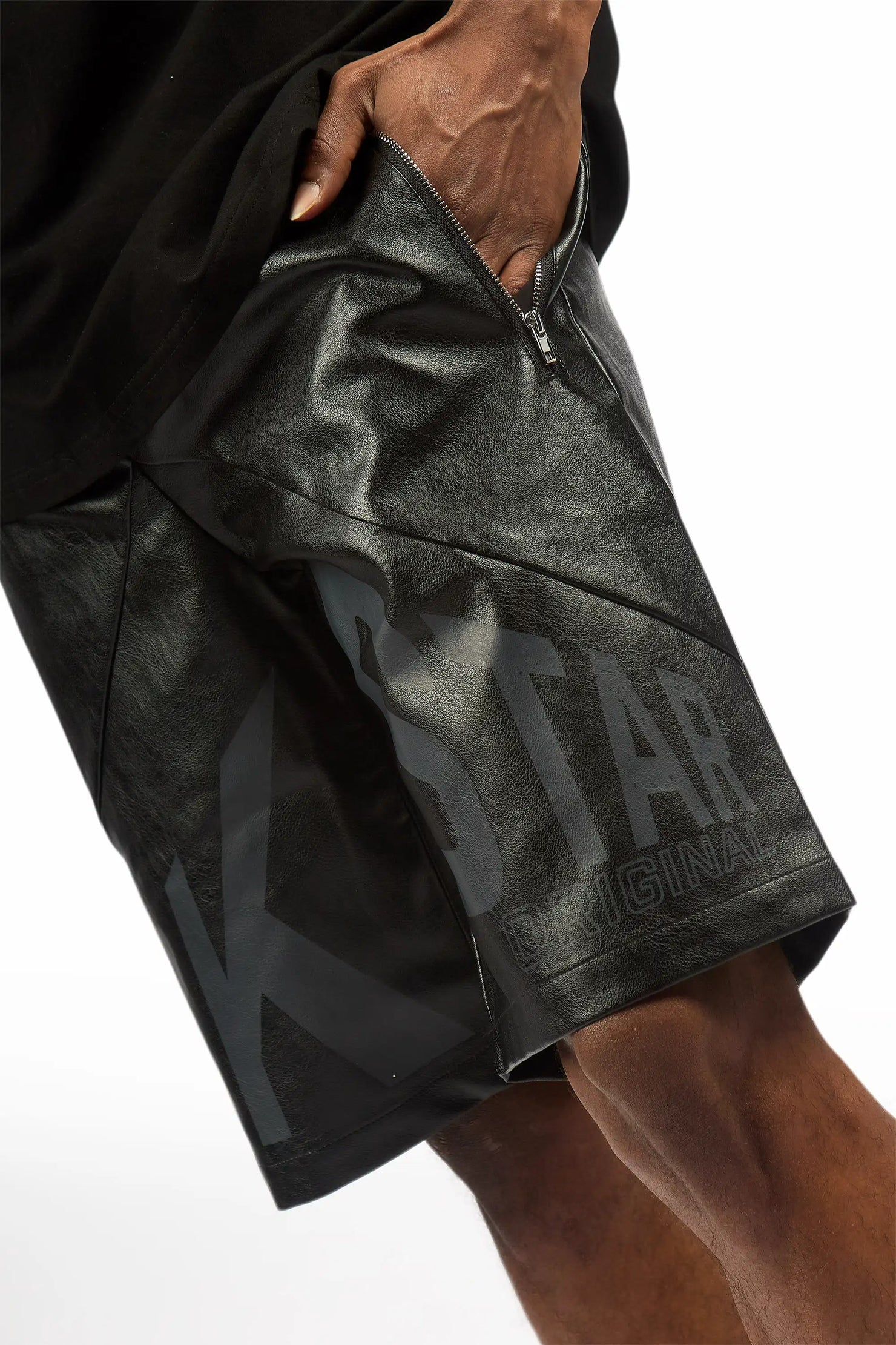 Zayn Black Graphic Short Set