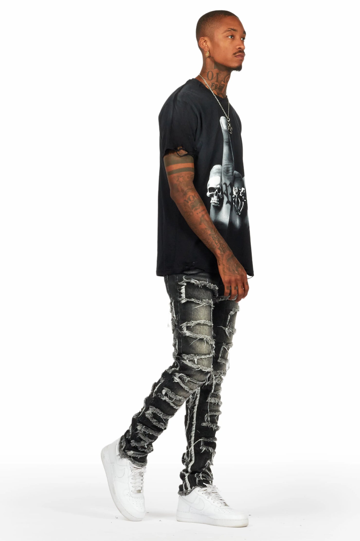 Shake Dark Grey  Slim Fit Jean