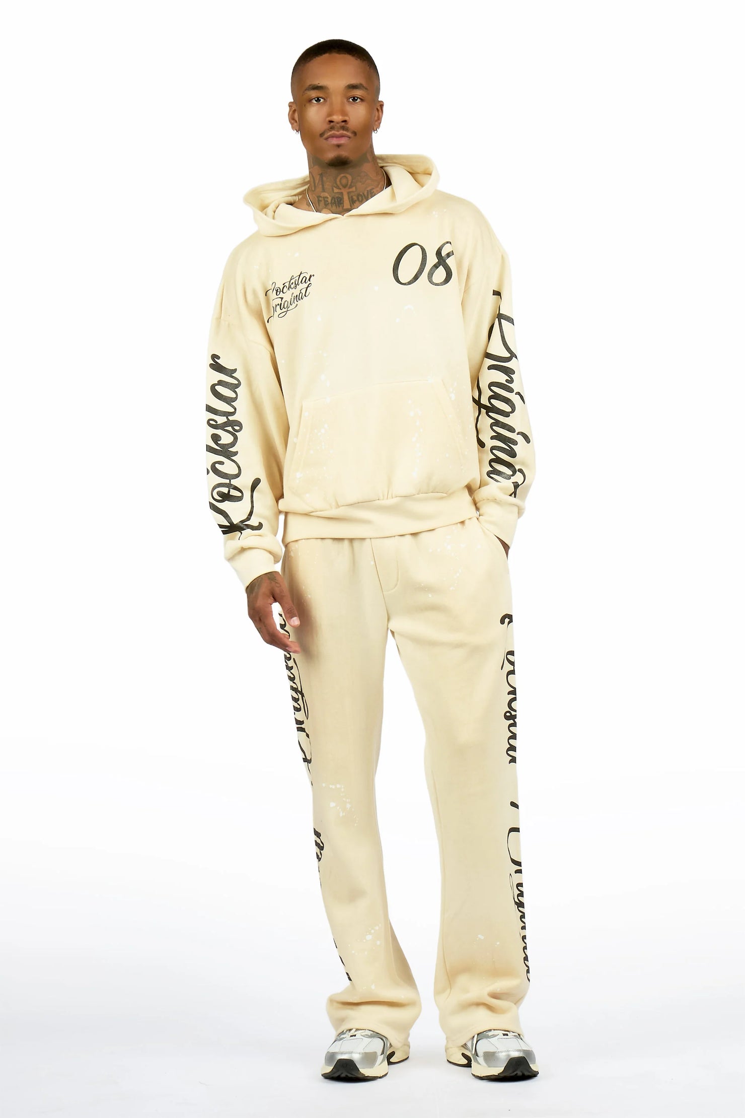 Hanif 2.0 Vintage Sand Hoodie/ Relaxed Pant Track Set