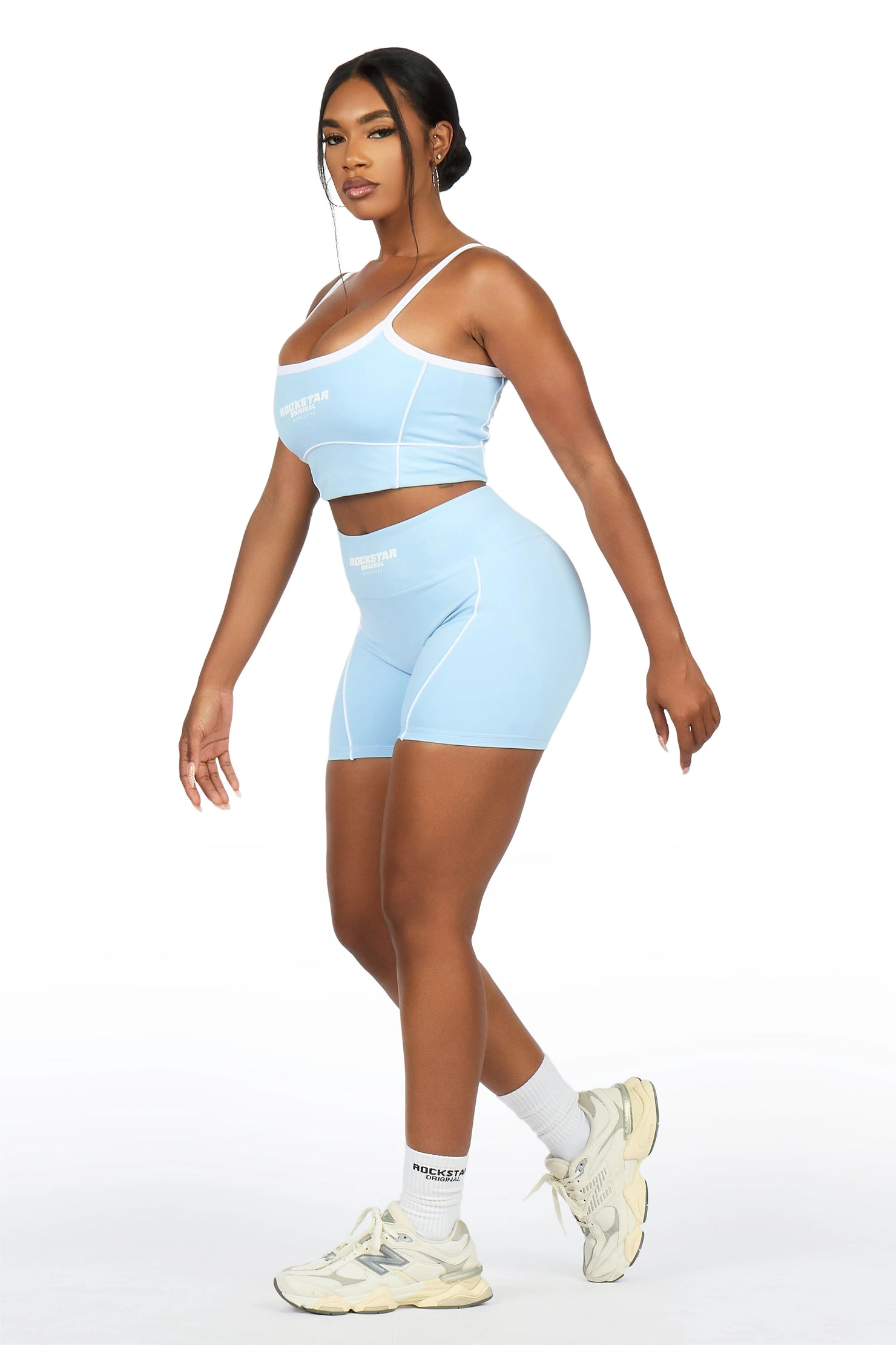 Lamiria Blue Active Bike Short Set