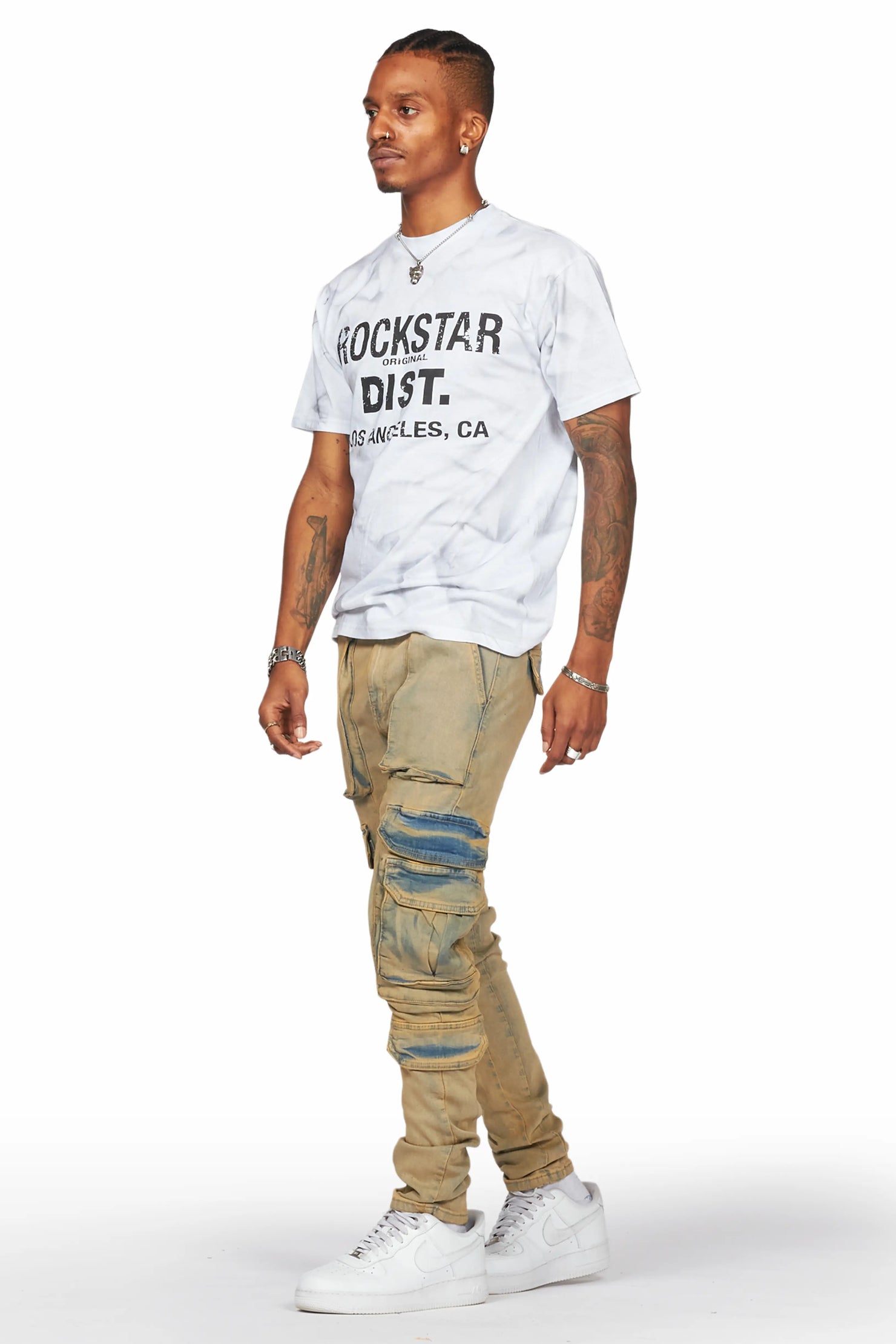 Iniko Tint Skinny Fit Cargo Jean
