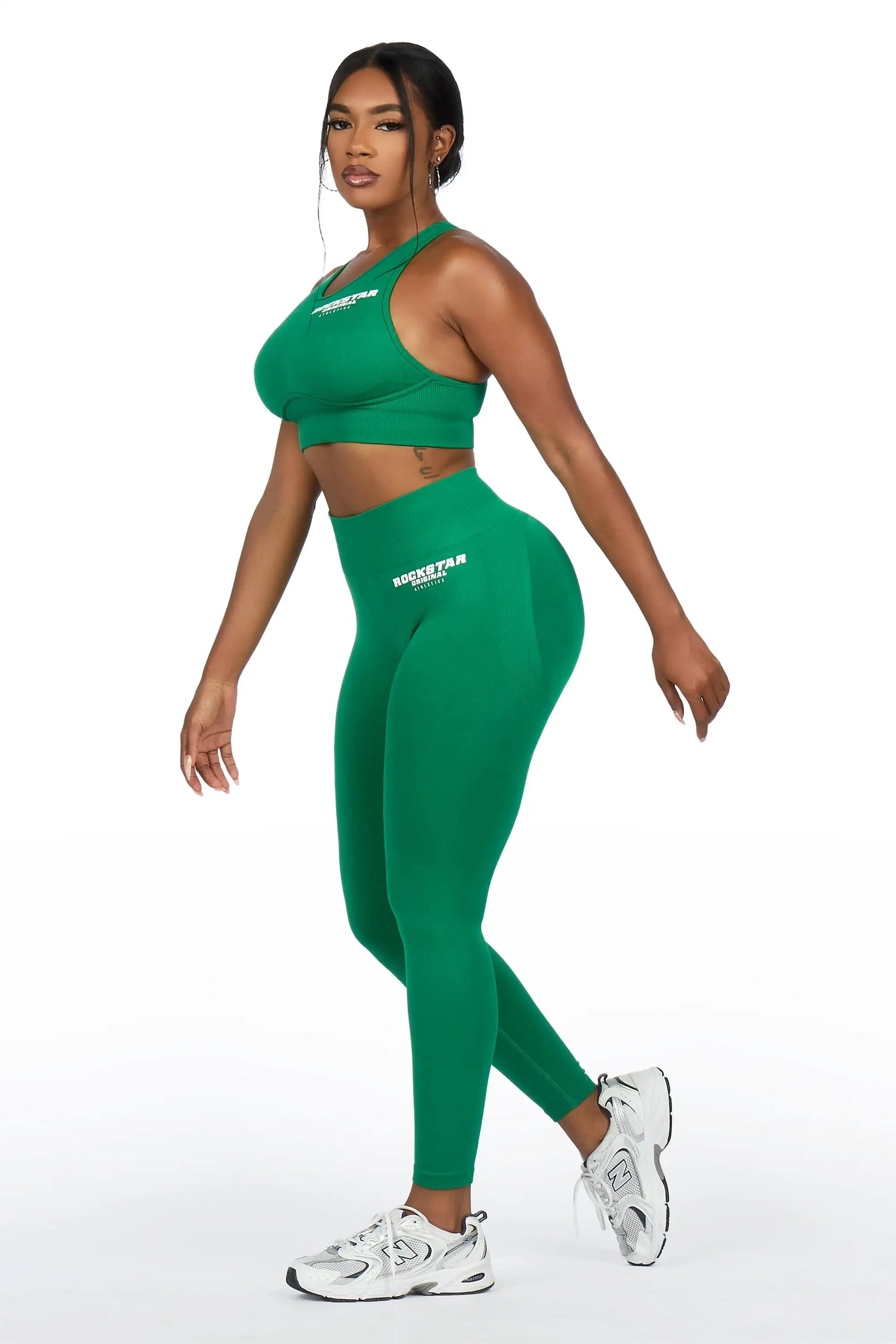 Brevyn Green Tank Active Legging Set