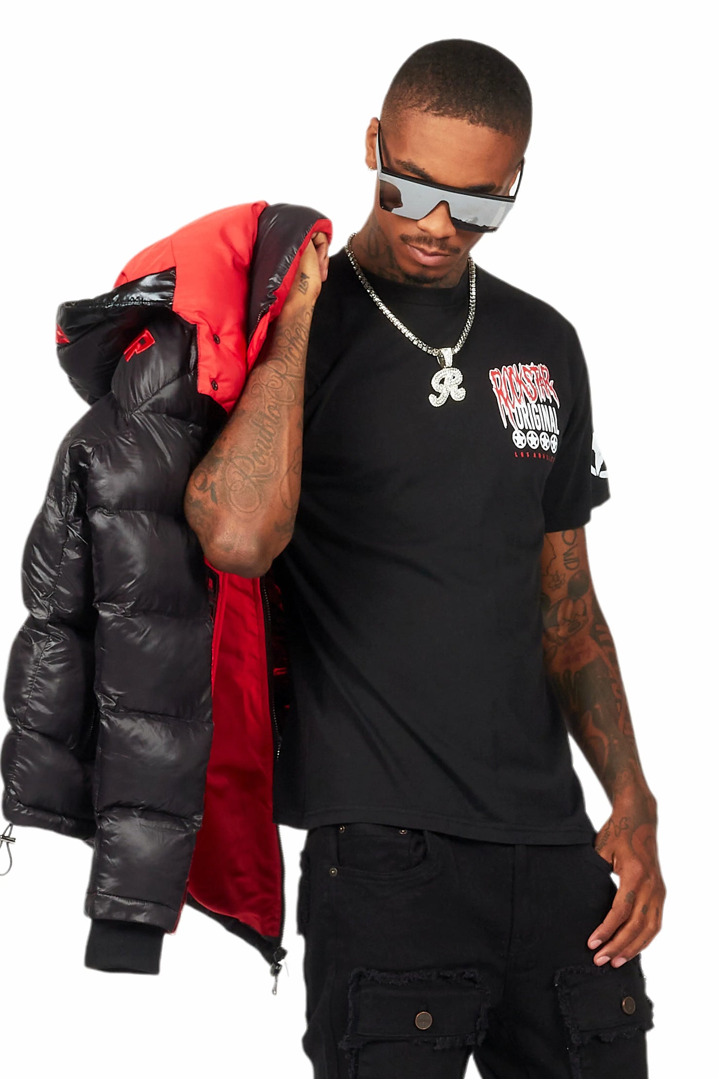 Alasia Black Puffer Jacket