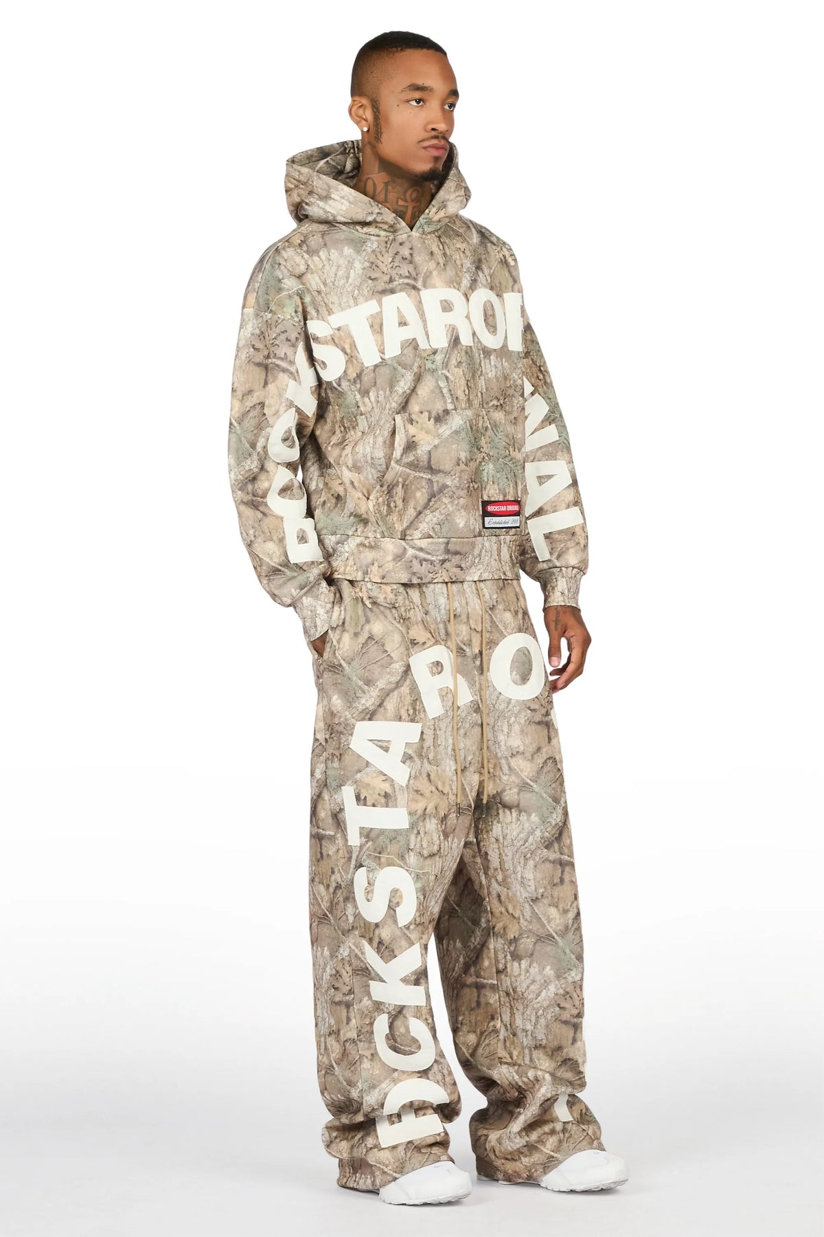 Kirin Tree Camo Hoodie/Baggy Pant Track Set