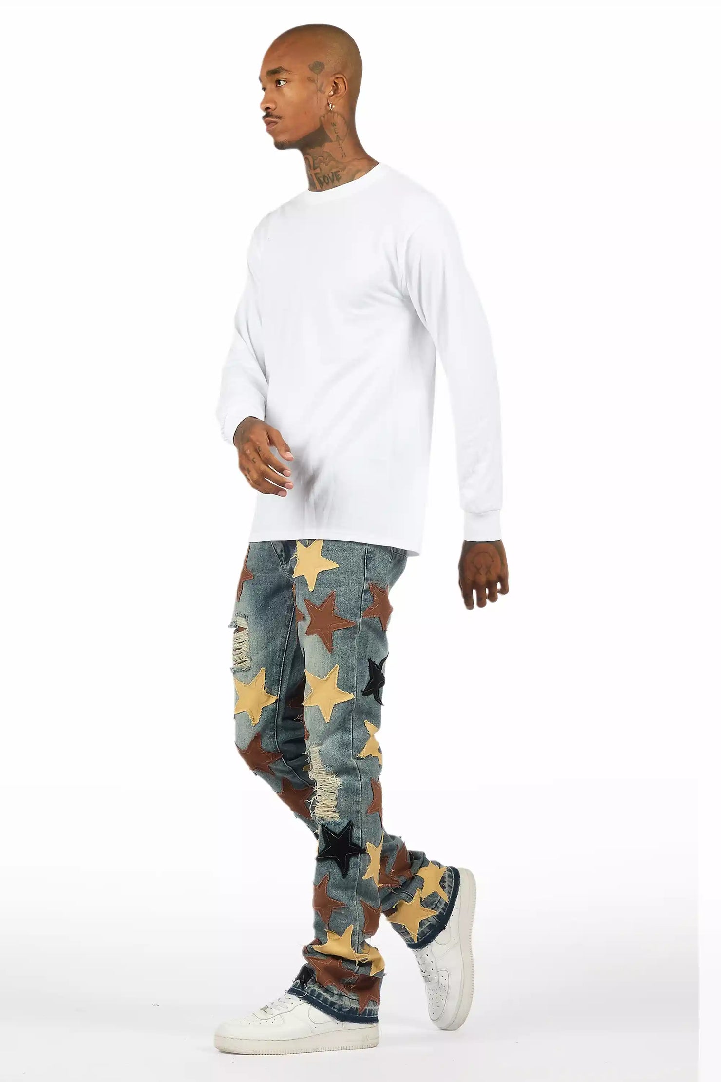 StarLane Vintage Stacked Flare Jean