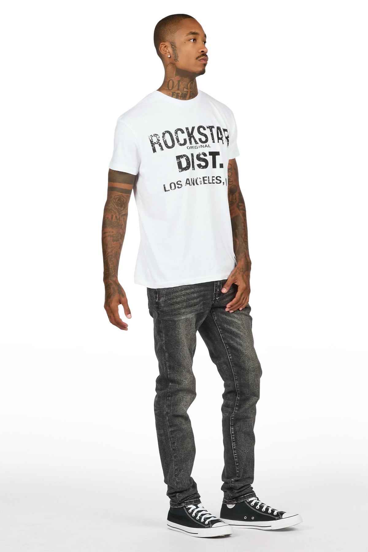 Oloko Dark Grey Slim Fit Jean