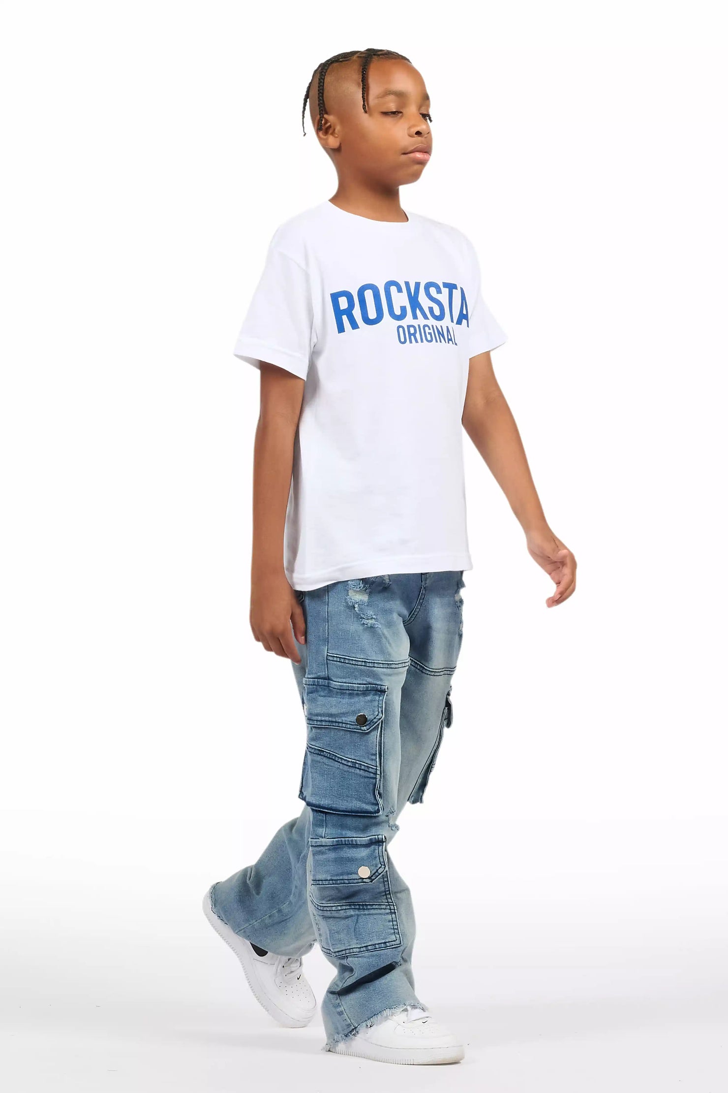 Boys Keylor Blue Baggy Fit Jean