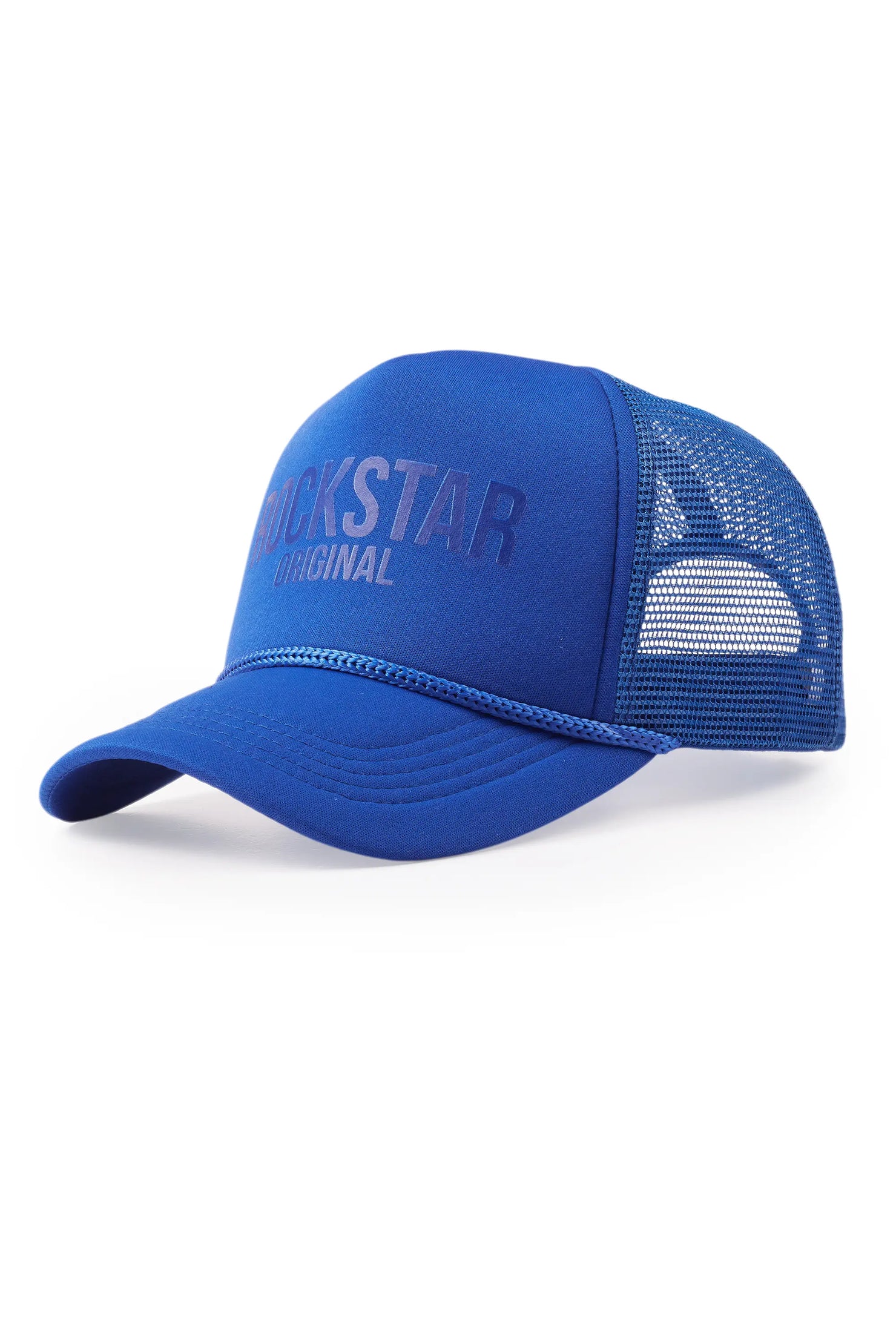 Basic Trio Royal Blue Baggy Fit Jean Set