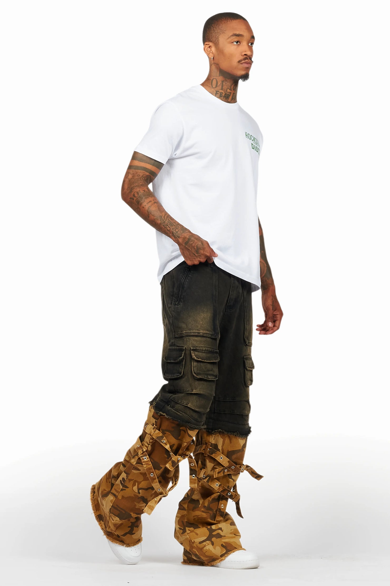 Exxus Dark Grey Baggy Fit Jean