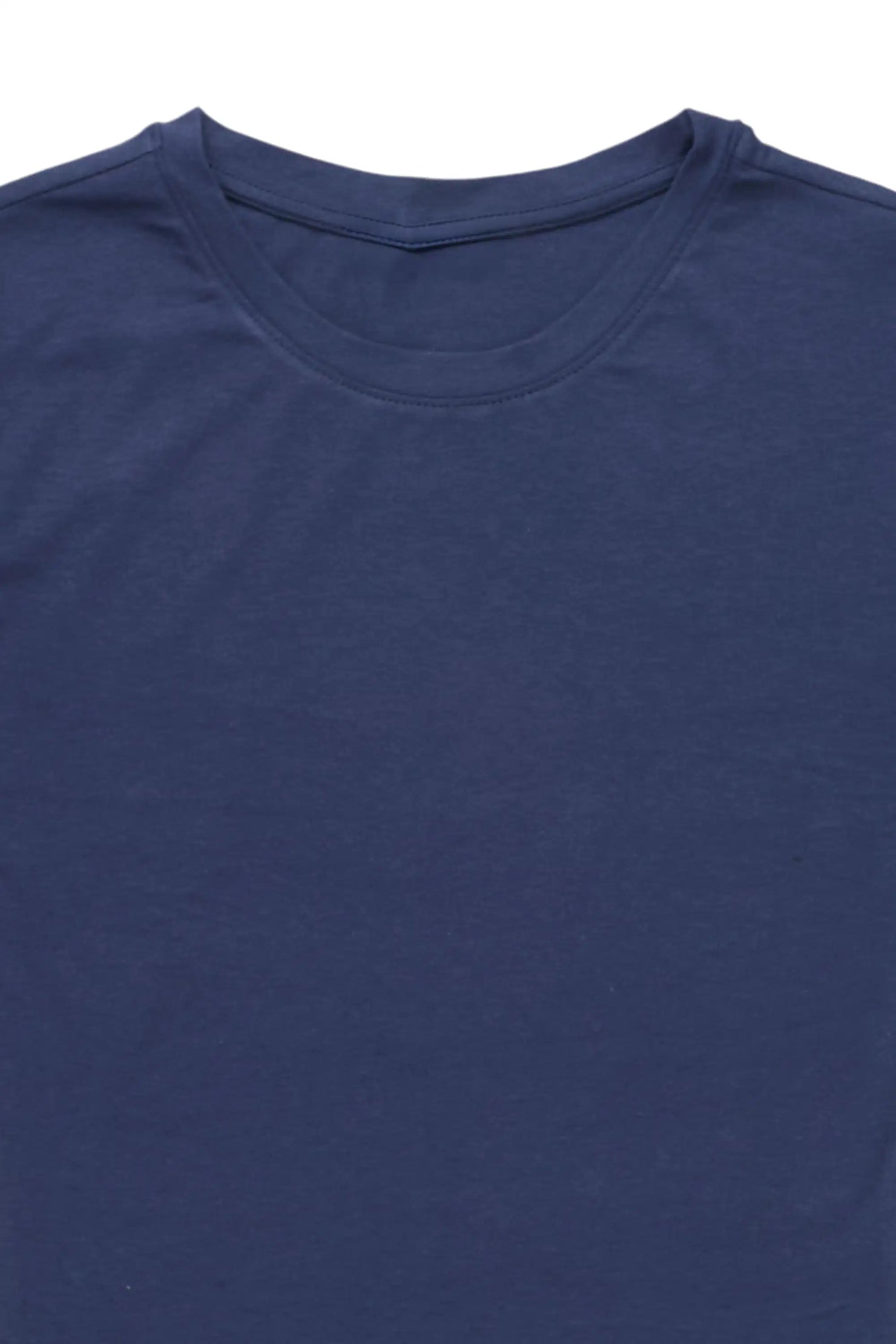 Xiomara Navy Crop Tee Shirt