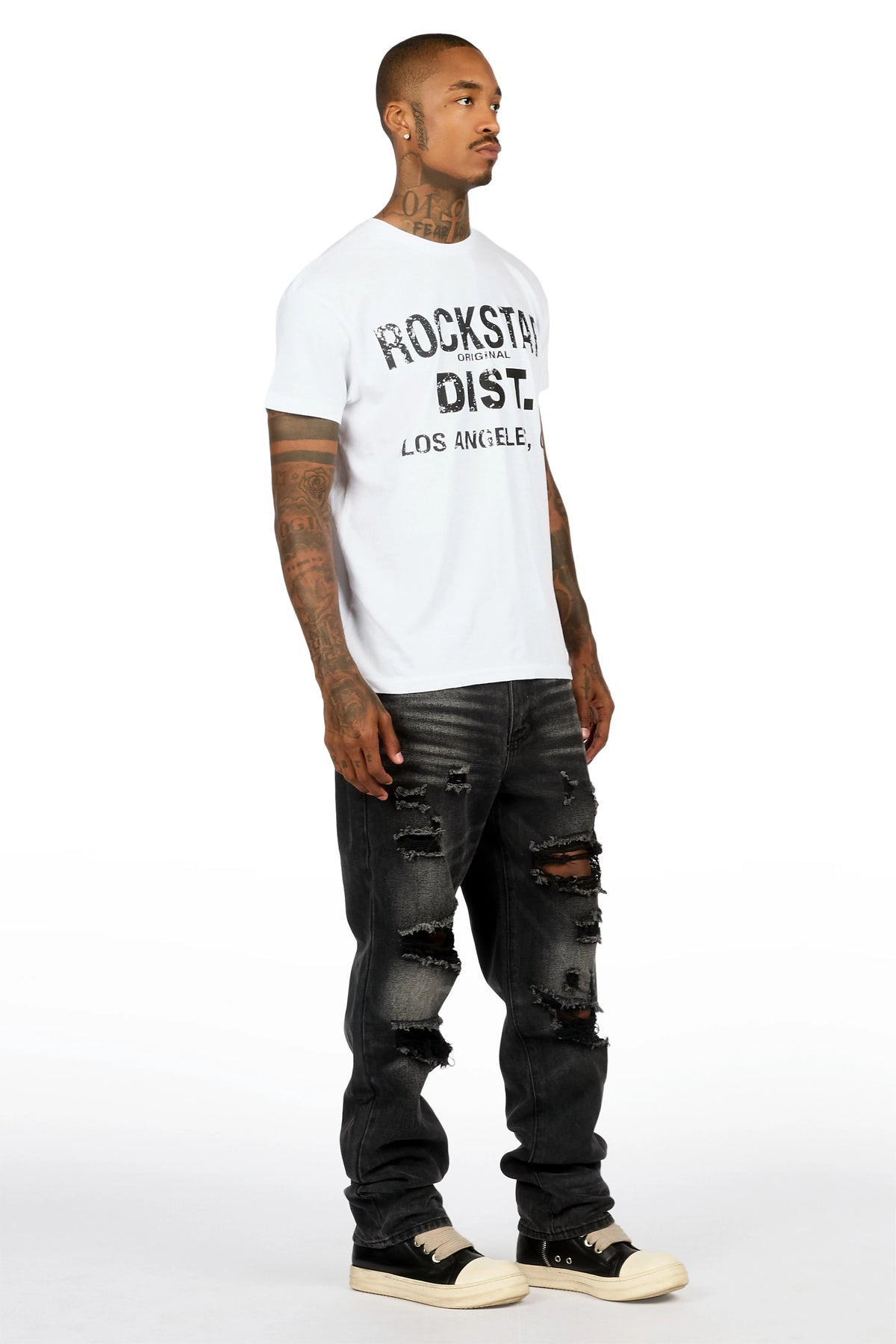 Roberson Grey Baggy Fit Jeans
