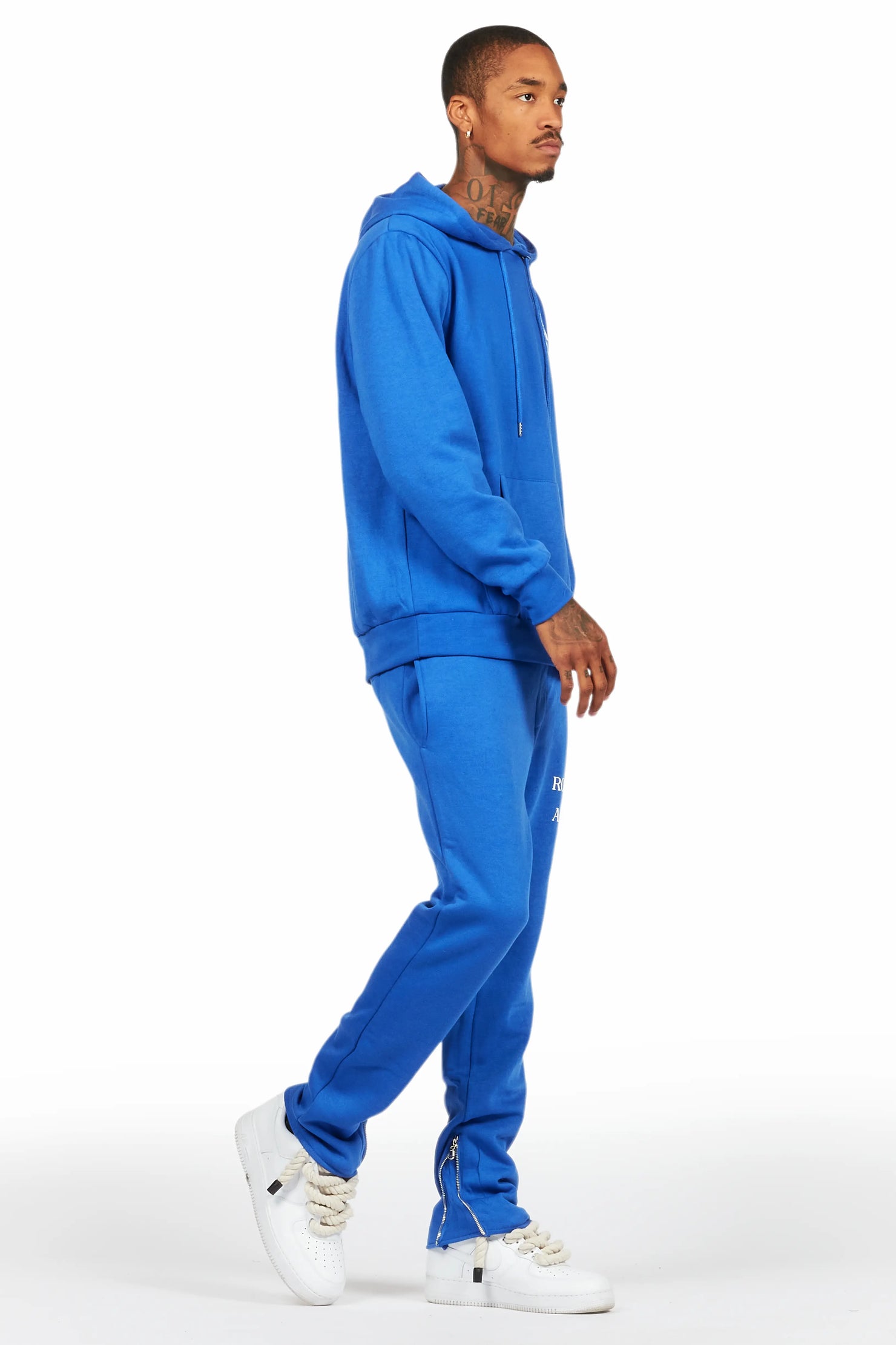 Briggs Royal Blue Hoodie/Slim Fit Track Set