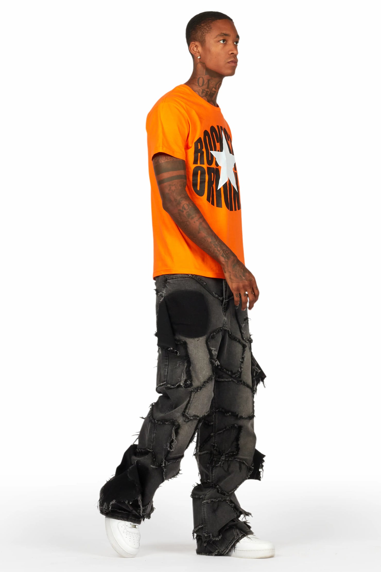 Jacomus Grey Baggy Fit Jean