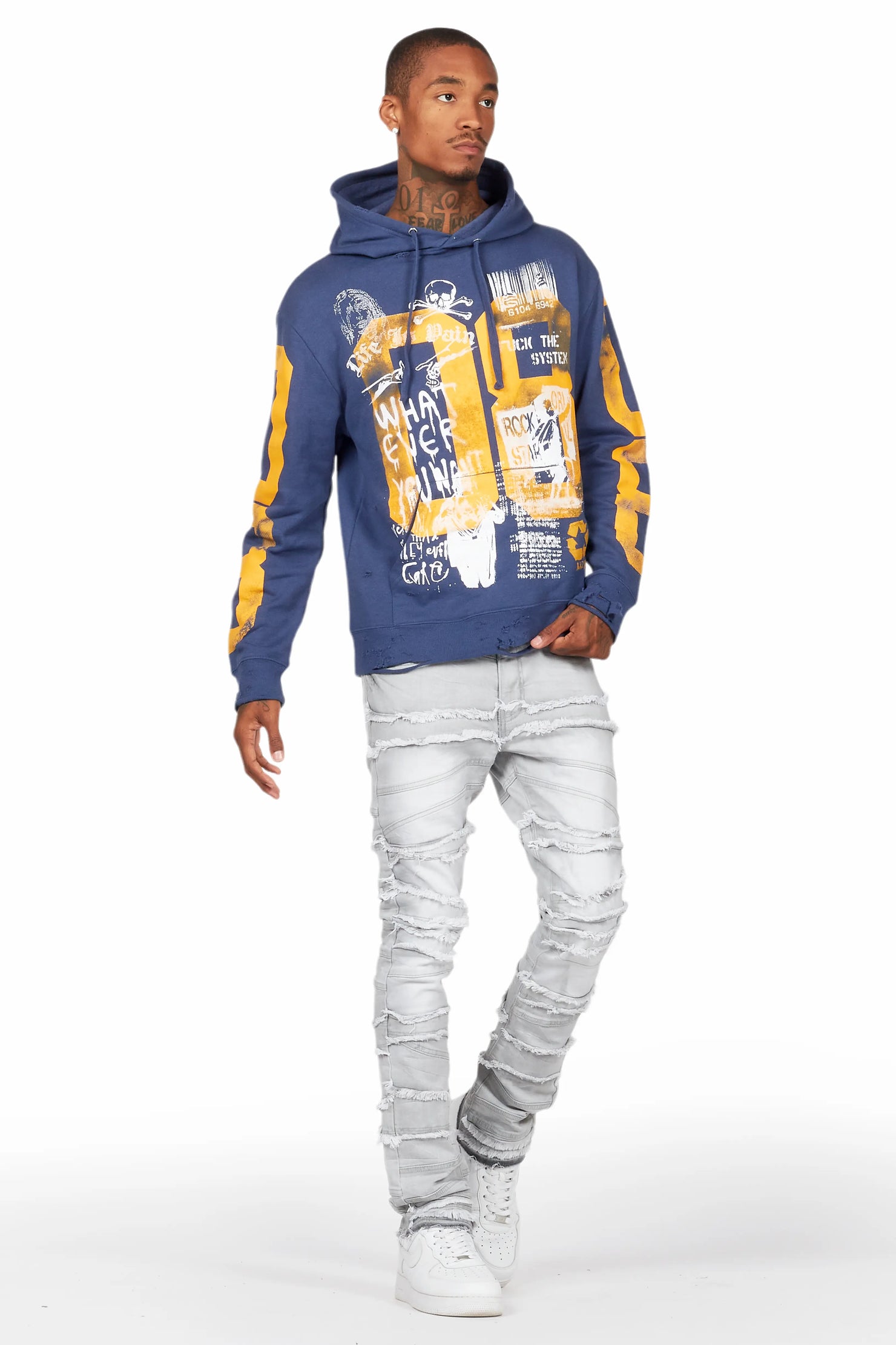 Franko Light Grey Slim Fit Jean