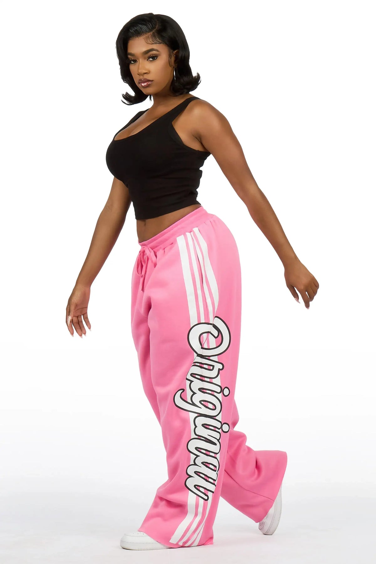 Trinnity Pink Baggy Track Pant