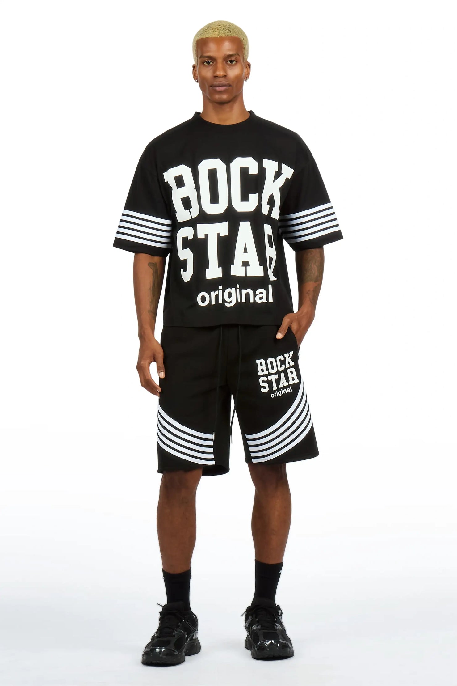 Rulik Black T-Shirt/Short Set