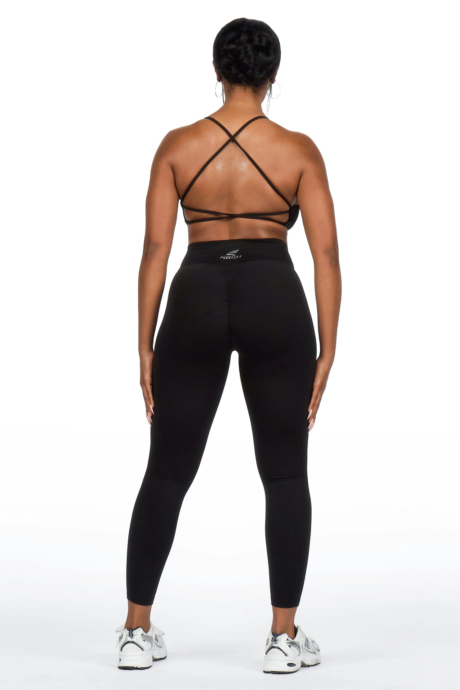 Kischa Black Tank Active Legging Set