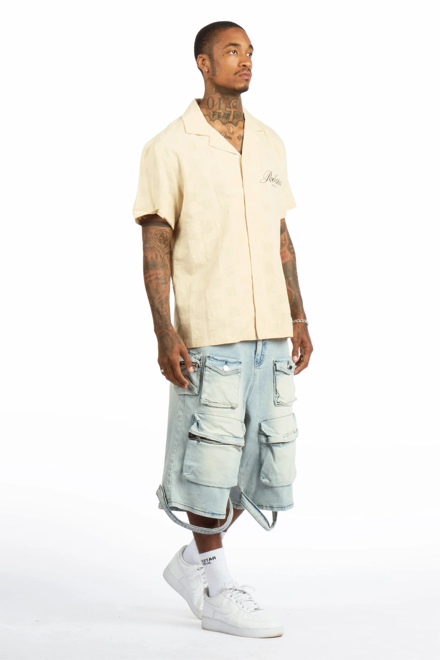 Mahesh Blue Denim Short
