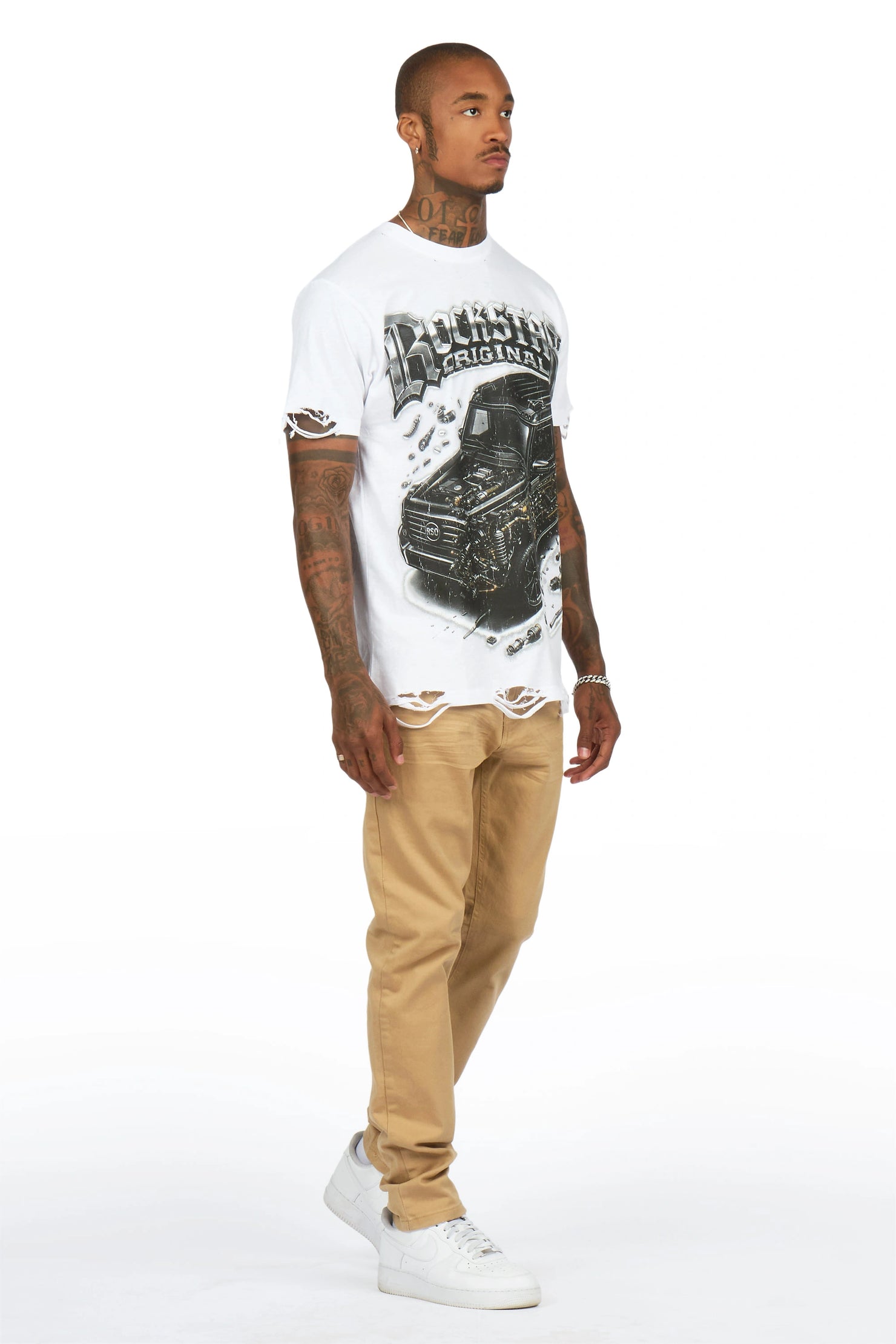 Devaughn Khaki Slim Fit Jean