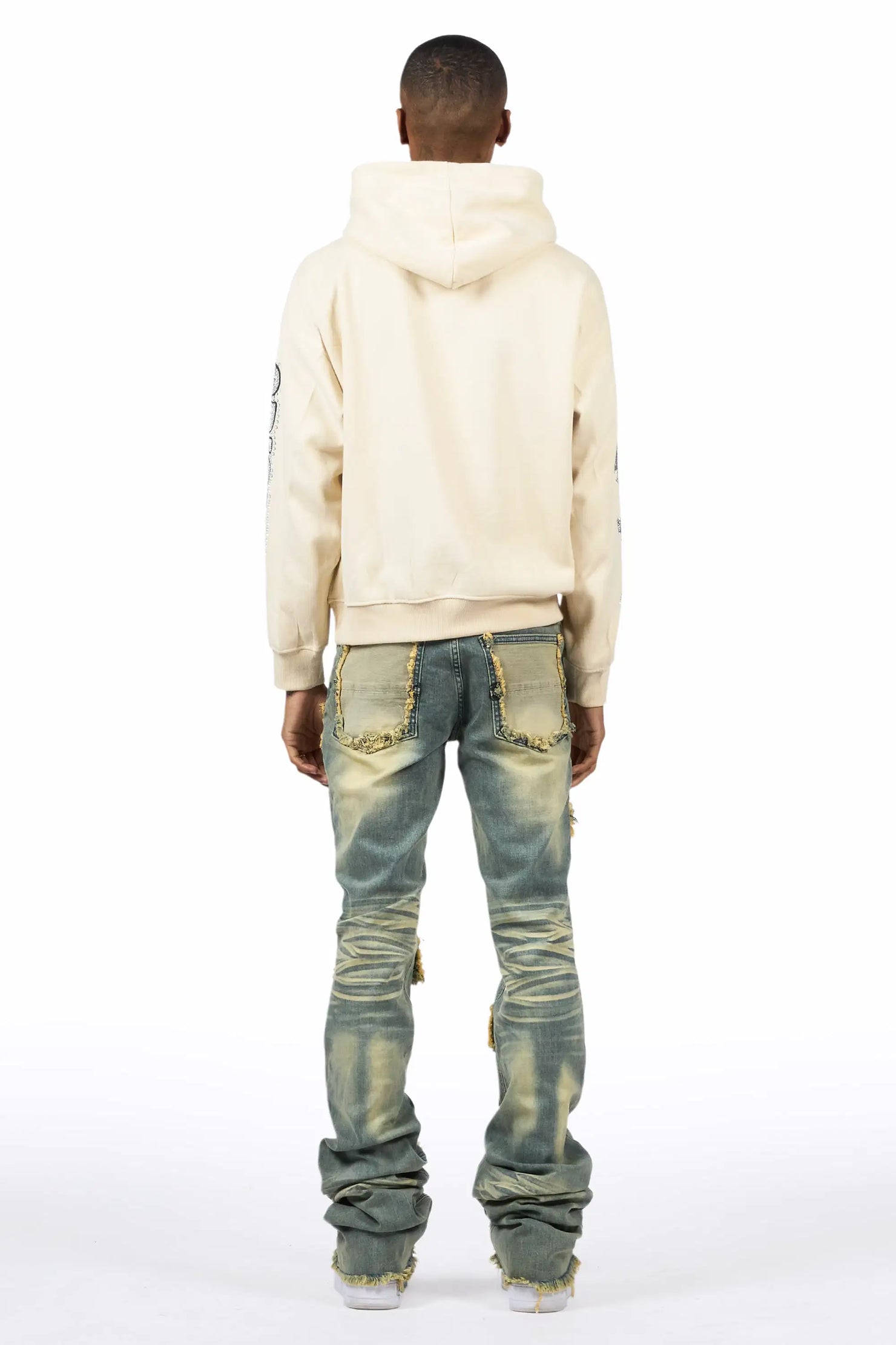 Petrus Tint Wash Super Stacked Flare Jean