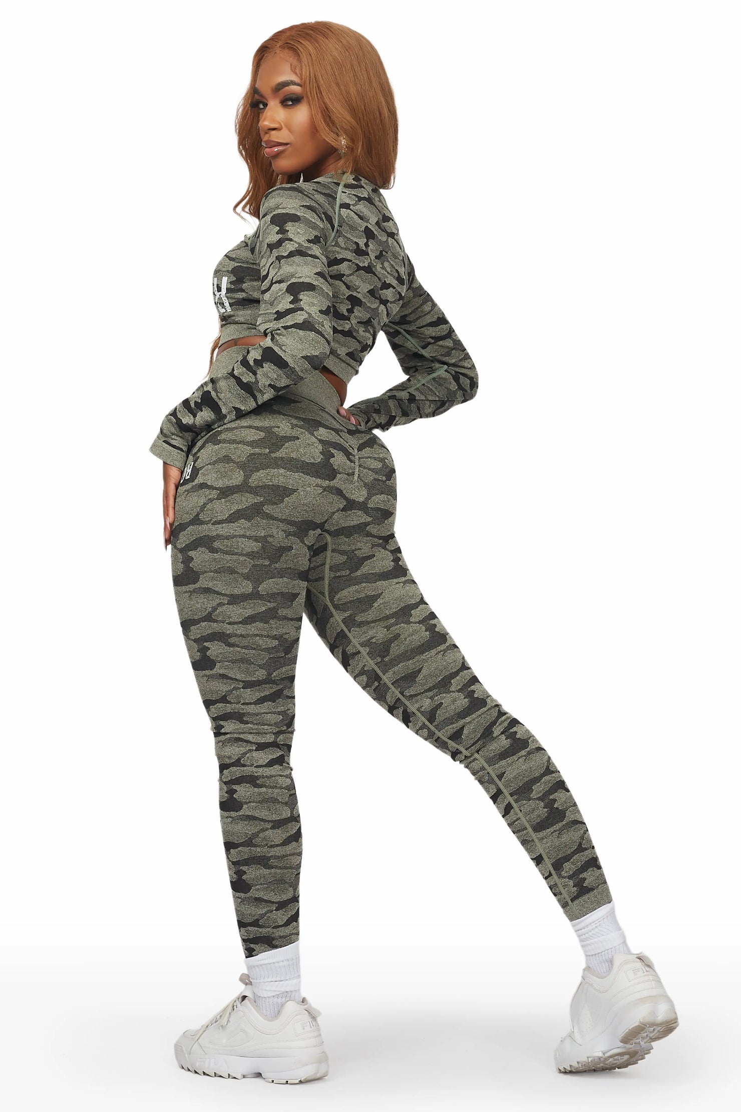 Sanaii Green Camo Active Set