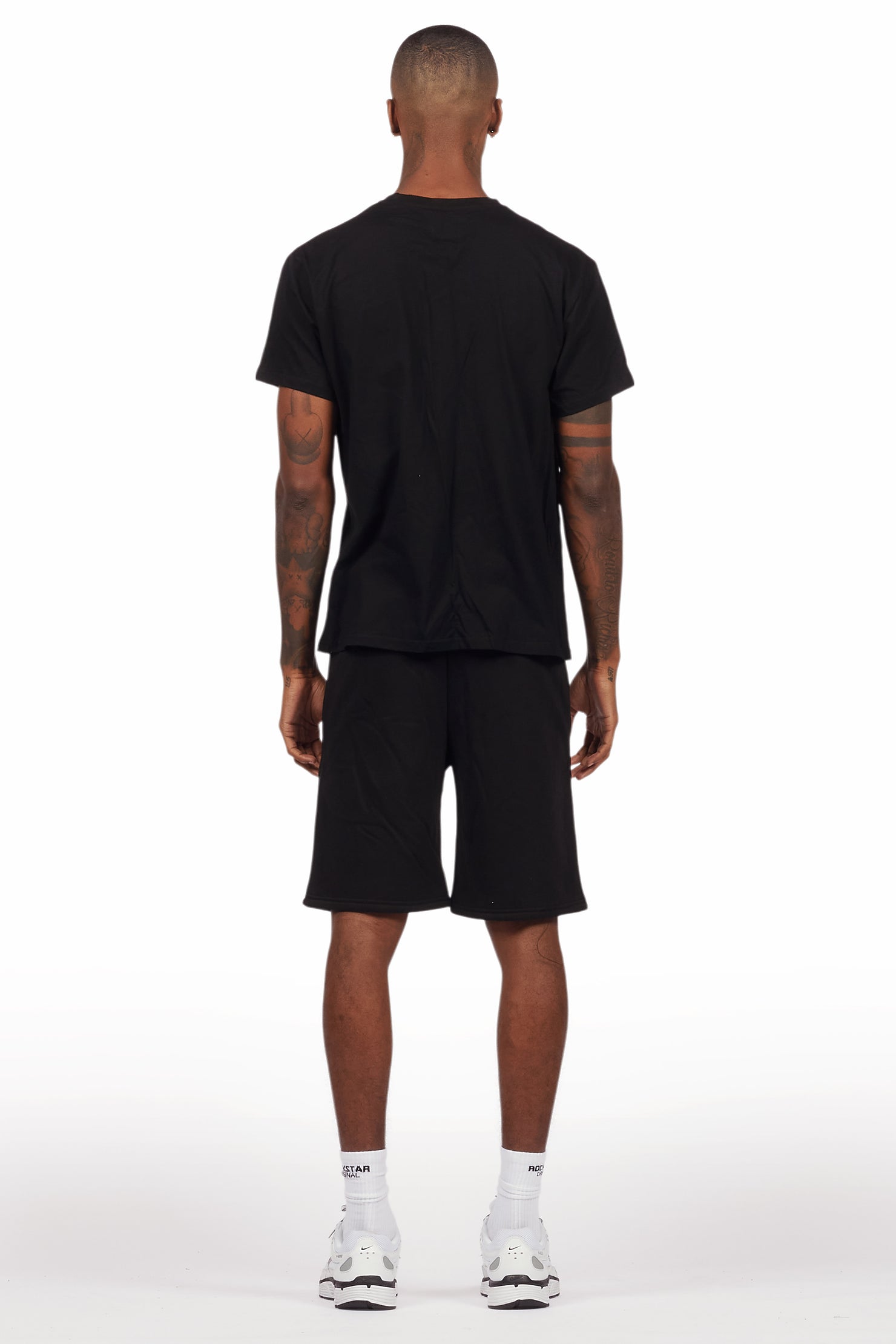Allstar Black/White T-Shirt Short Set