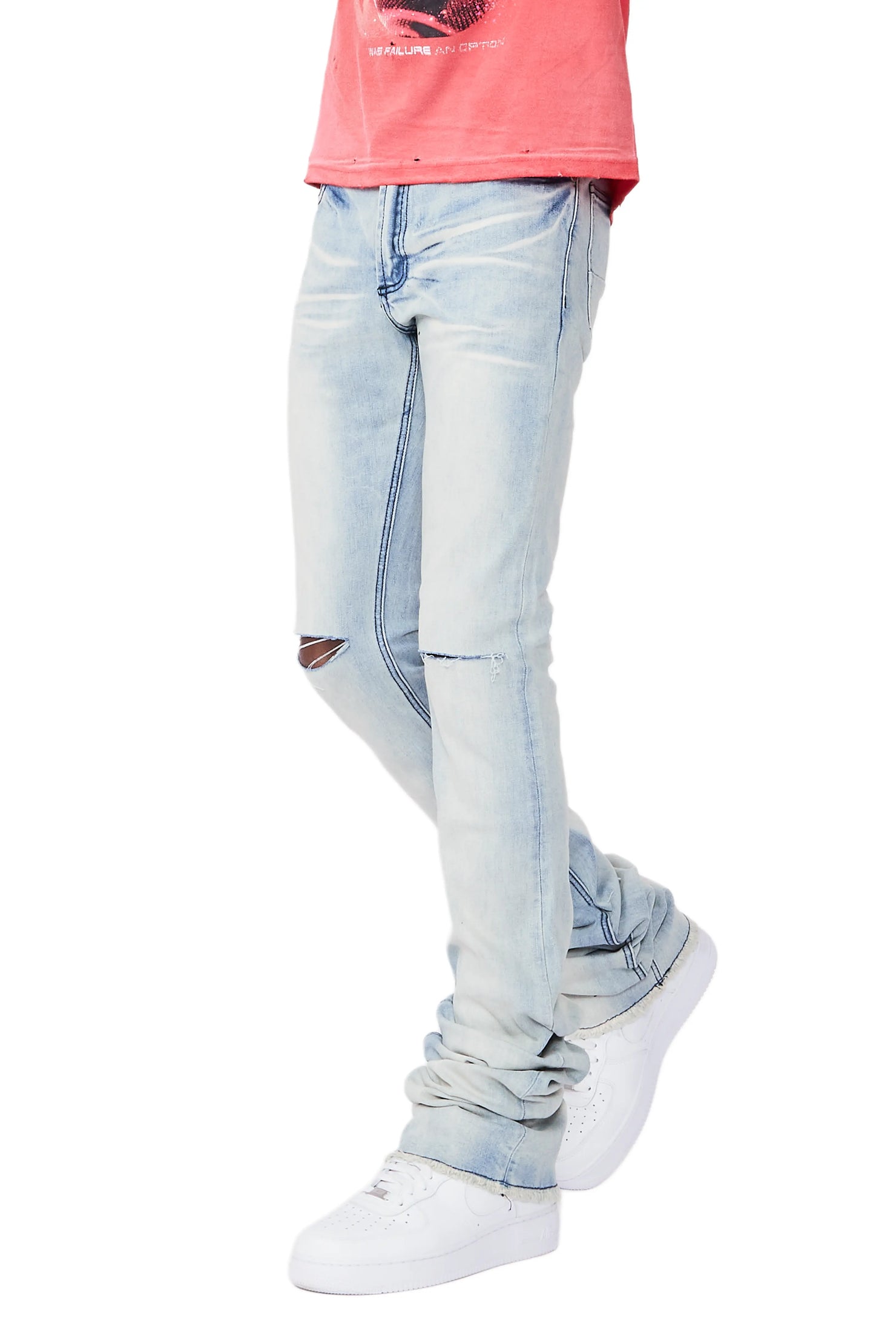 Josiah Blue Super Stacked Flare Jean