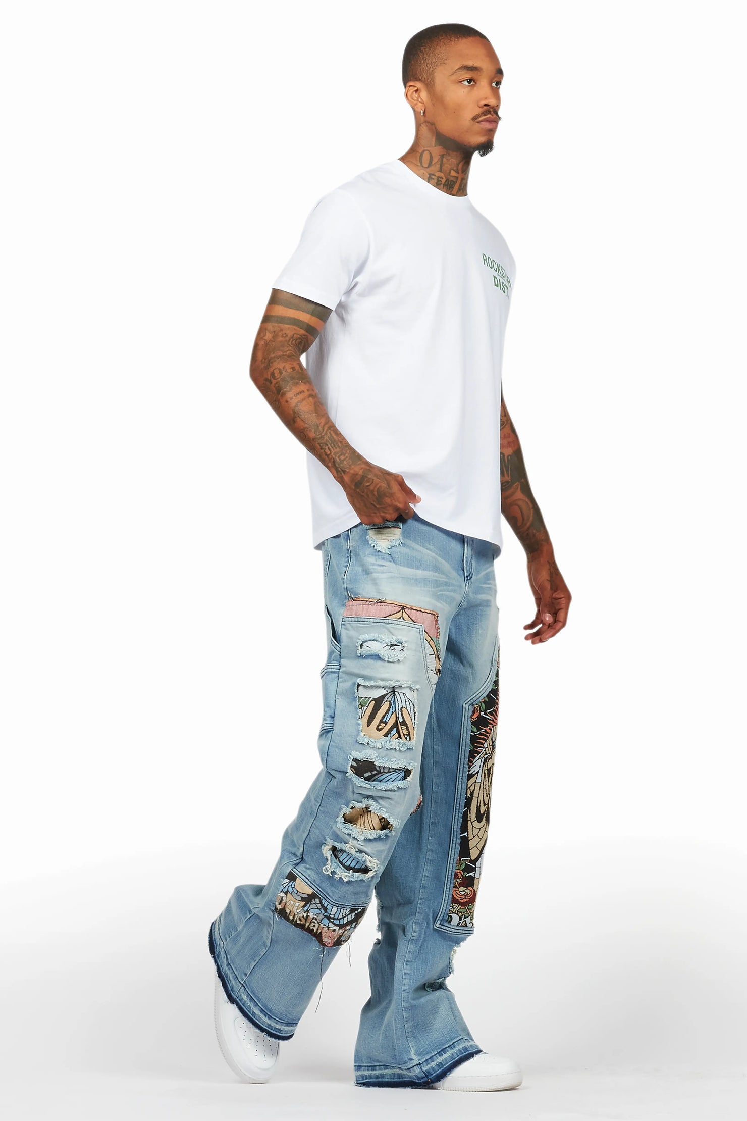 Yanis Blue Baggy Fit Jean