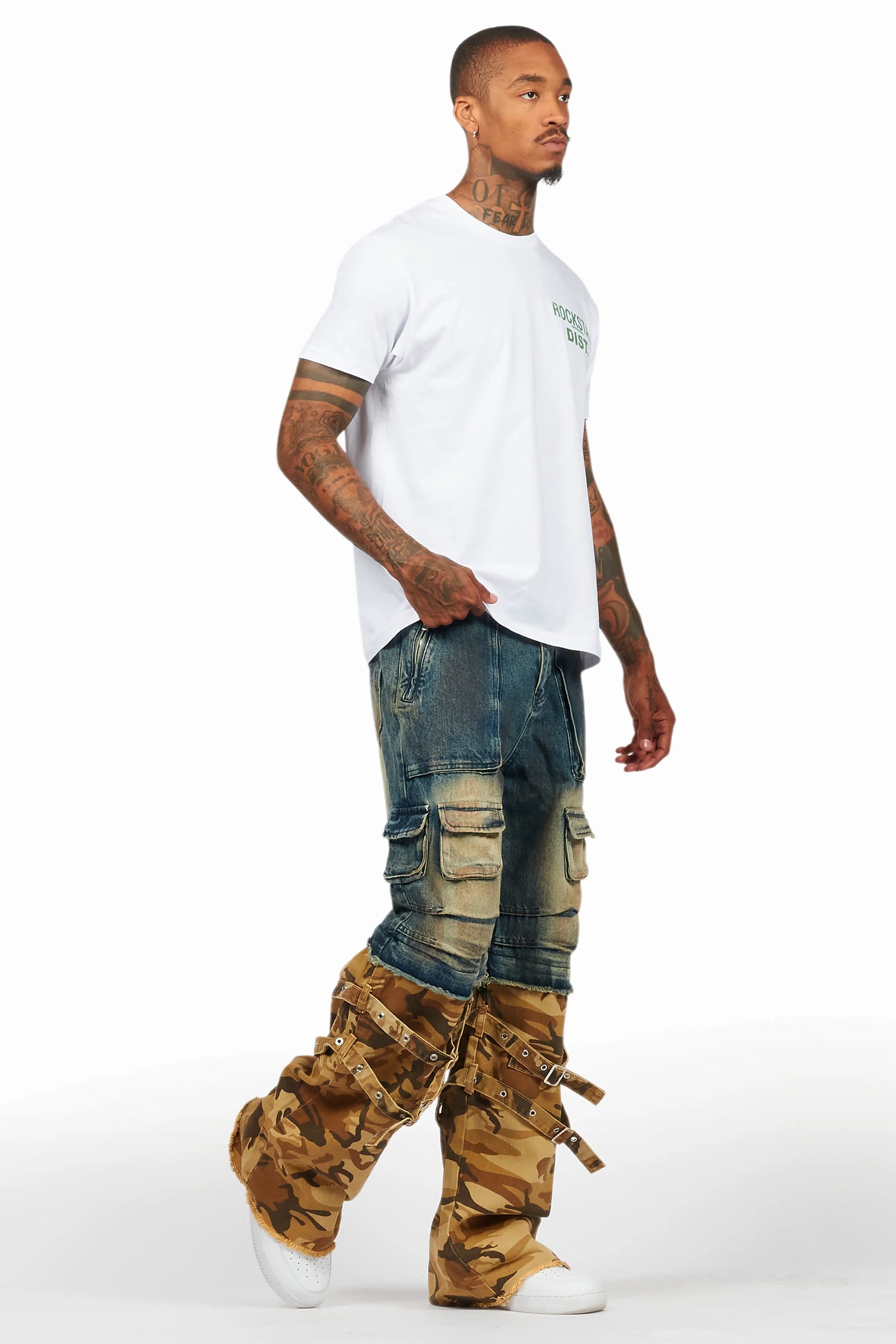 Exxus Dark Blue Baggy Fit Jean