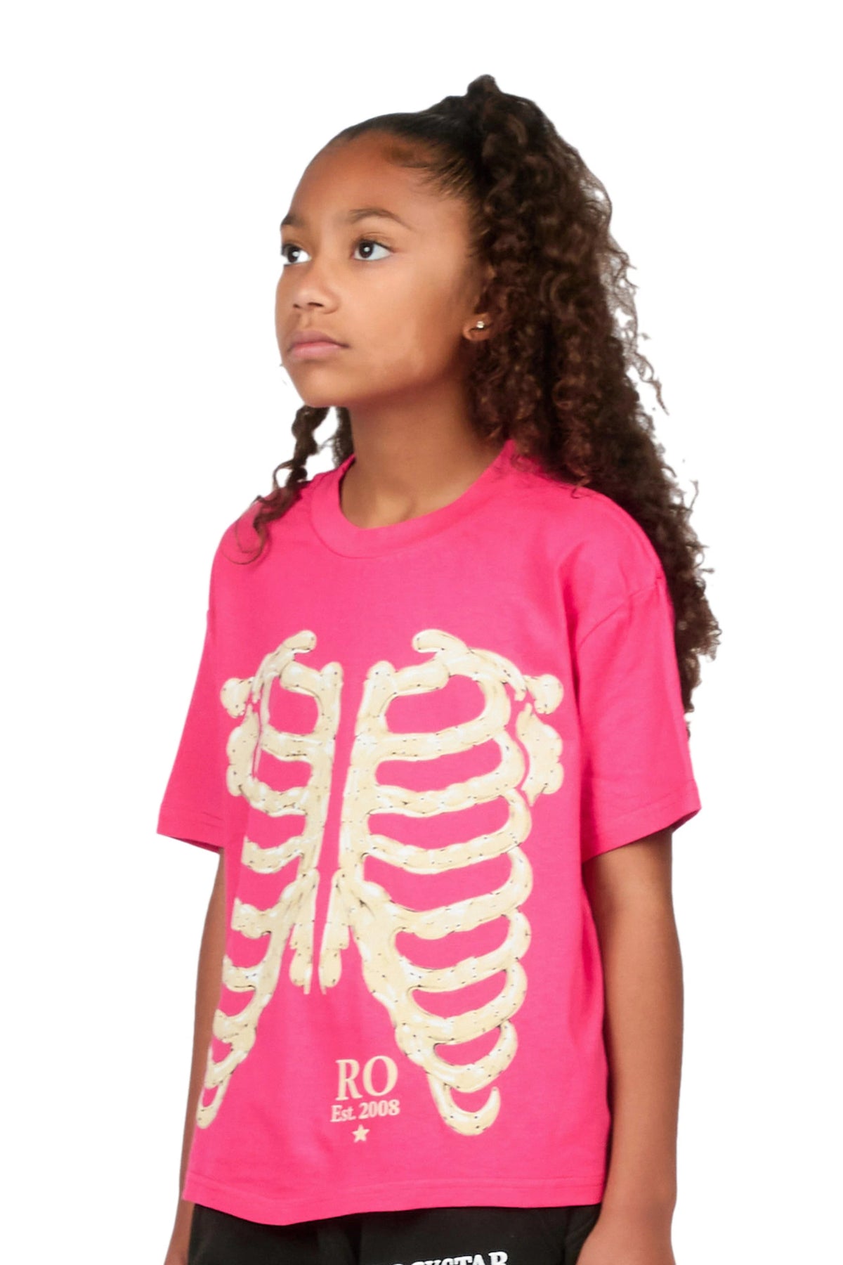 Girls Vermy Fuchsia Grapchic T-Shirt