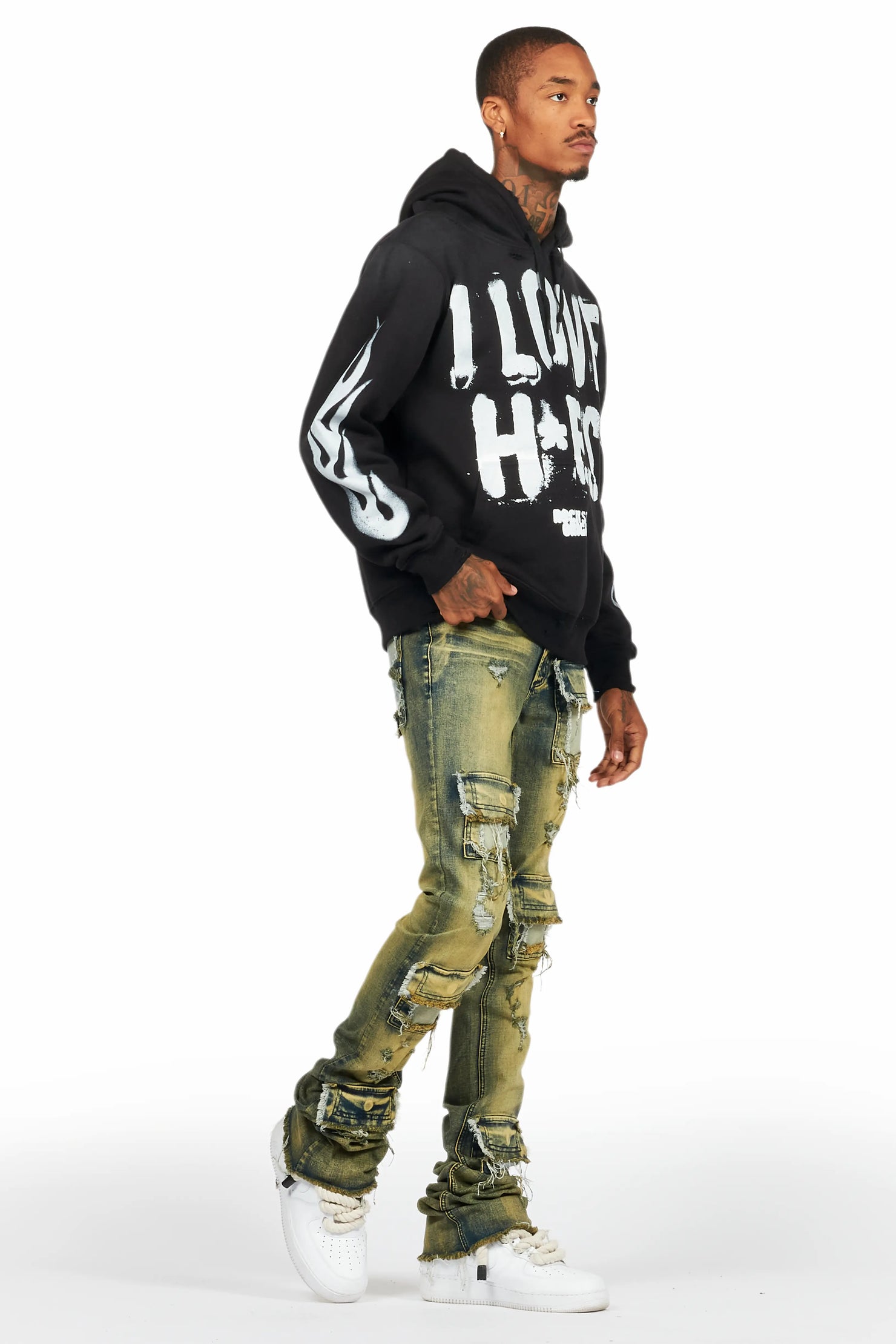 Petrus Tint Super Stacked Flare Jean