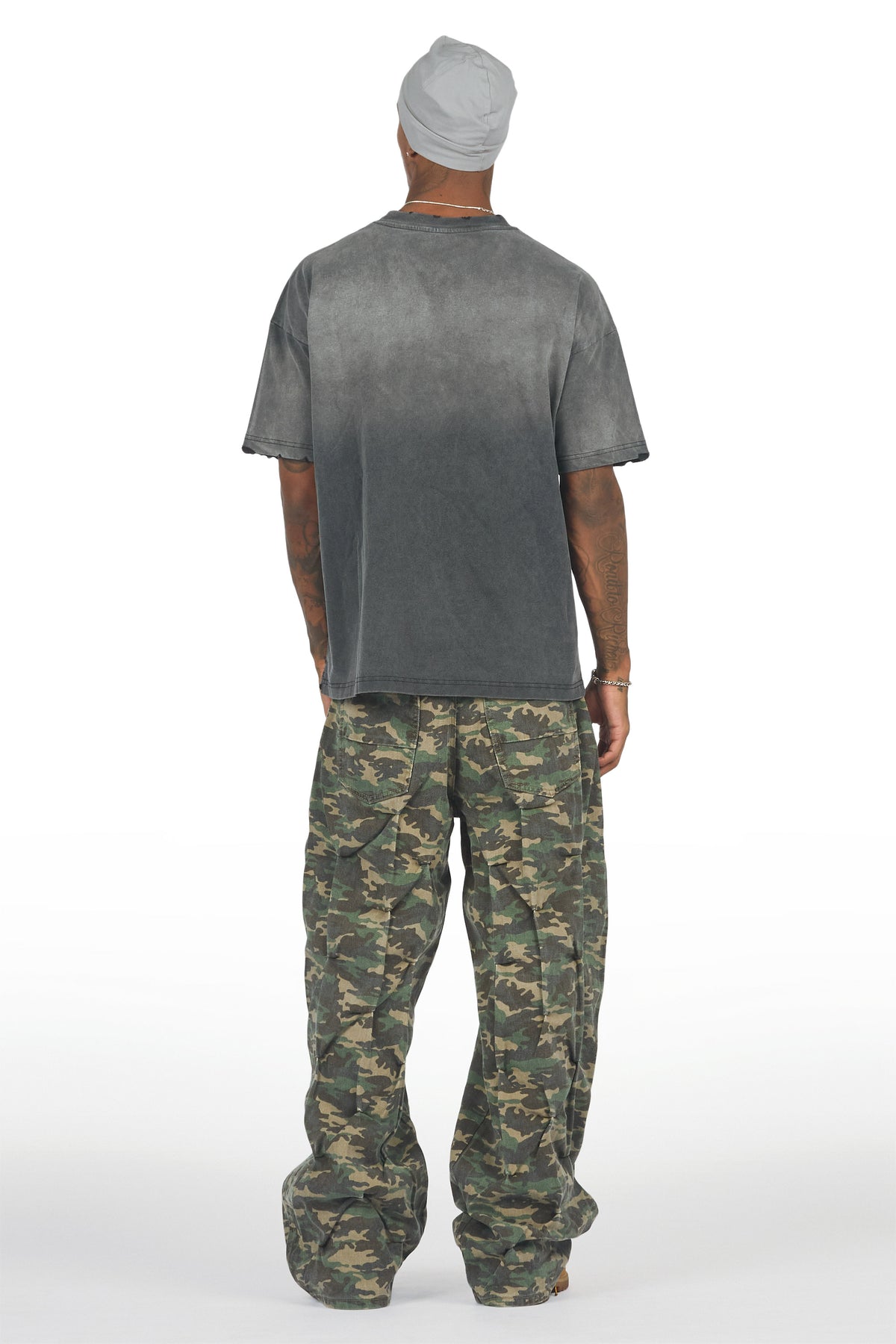 Attlee Camo  Baggy Fit Jean