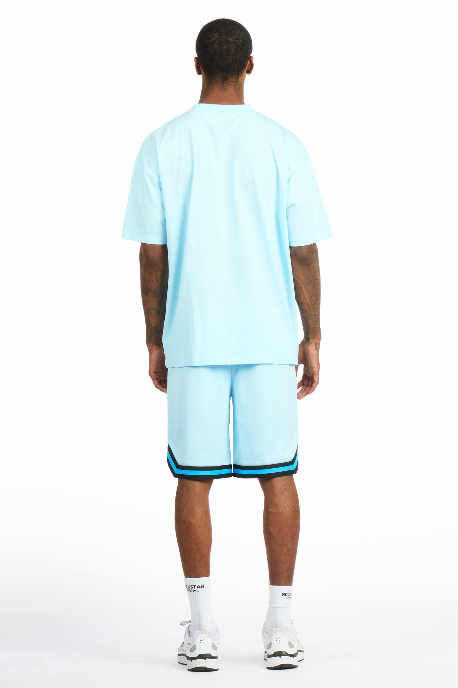 Hooper Sky Blue T-Shirt Short Set