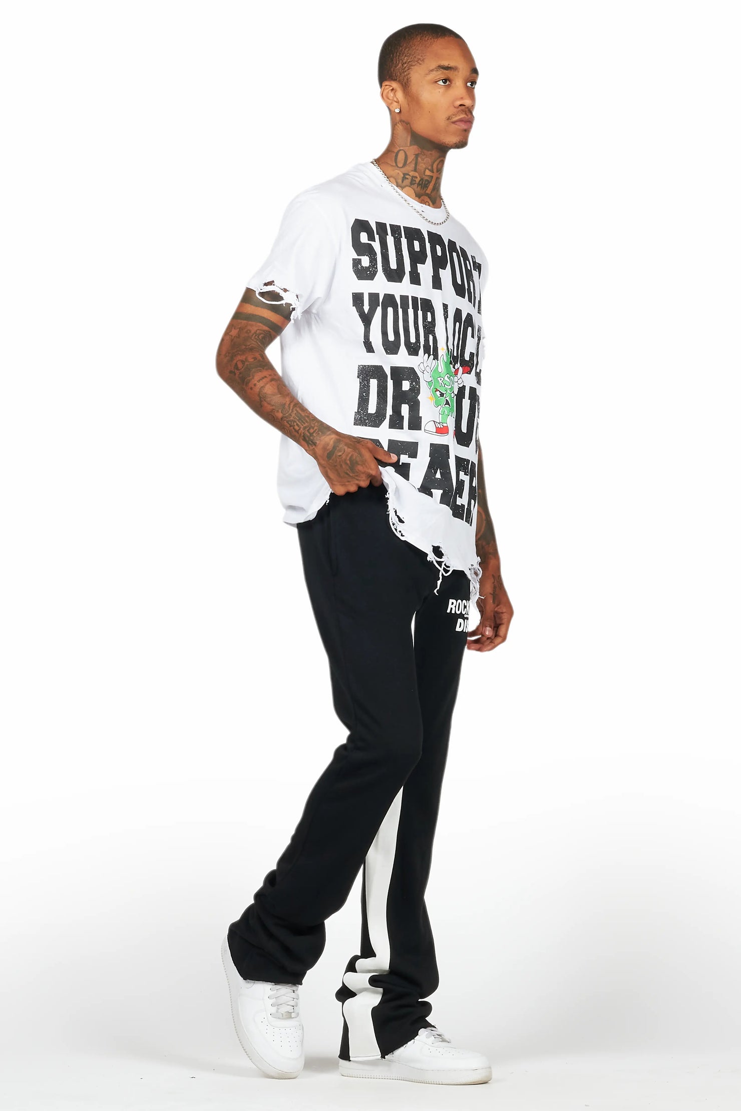 Alpine Black Baggy Pant