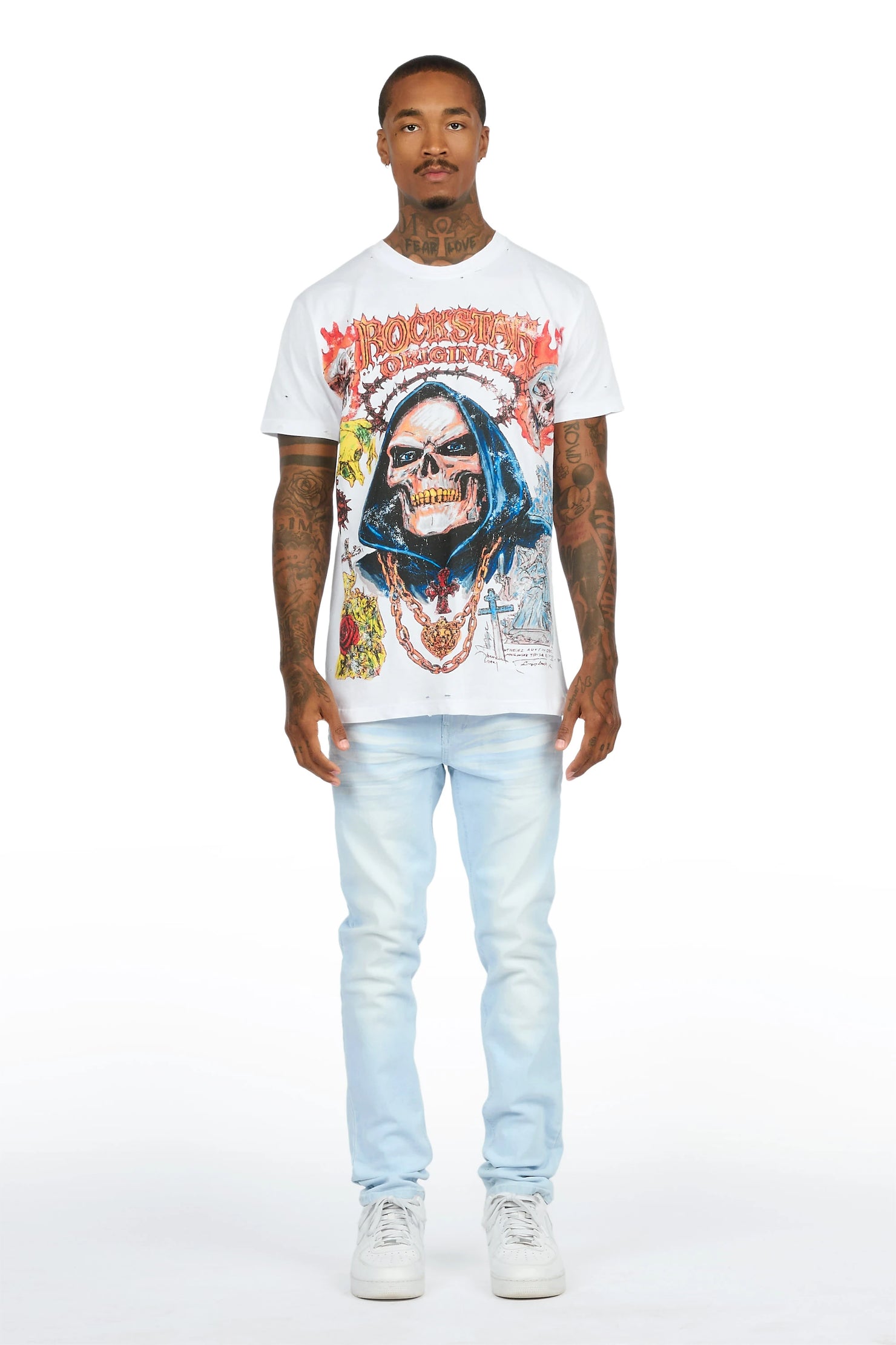 Jerell Light Blue Slim Fit Jean