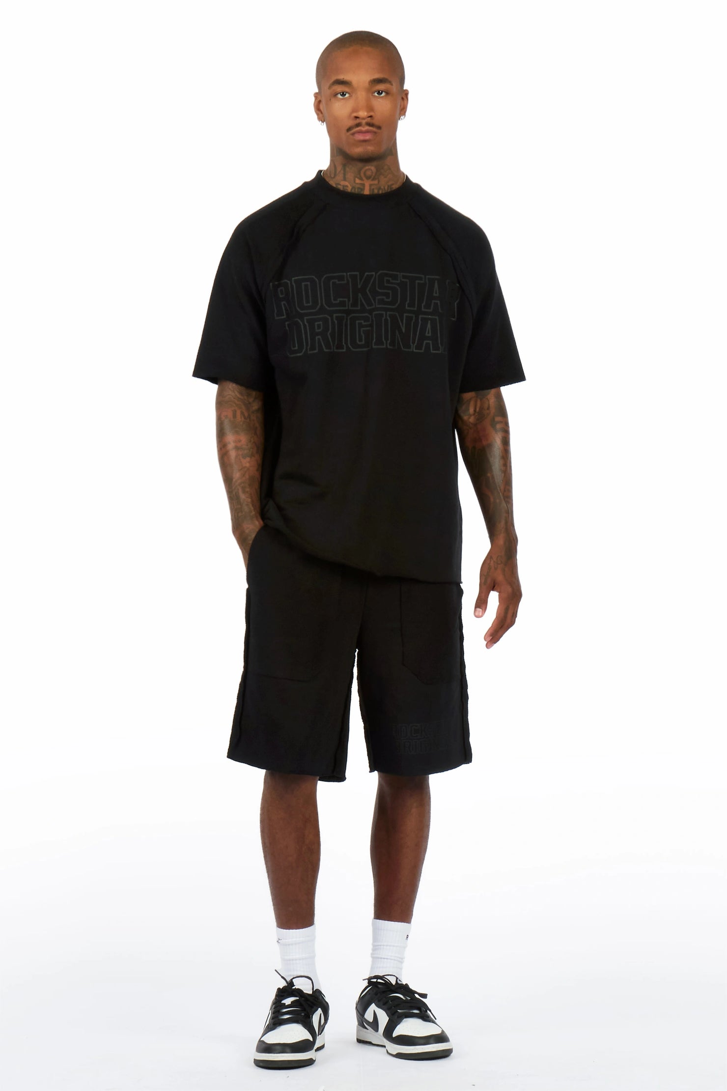 Essential Black T-Shirt/Short Set