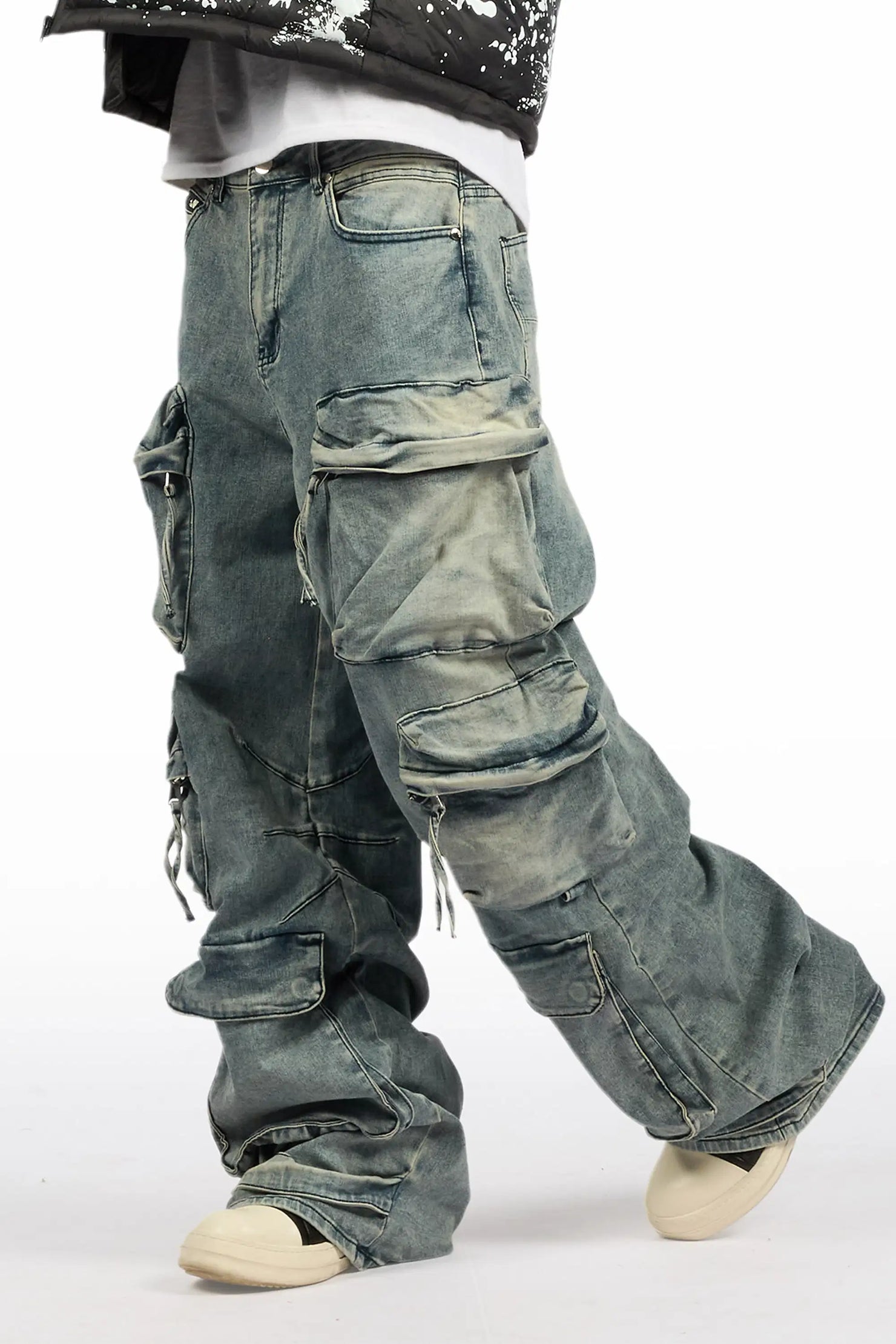 Lenz Blue Baggy Fit Jean