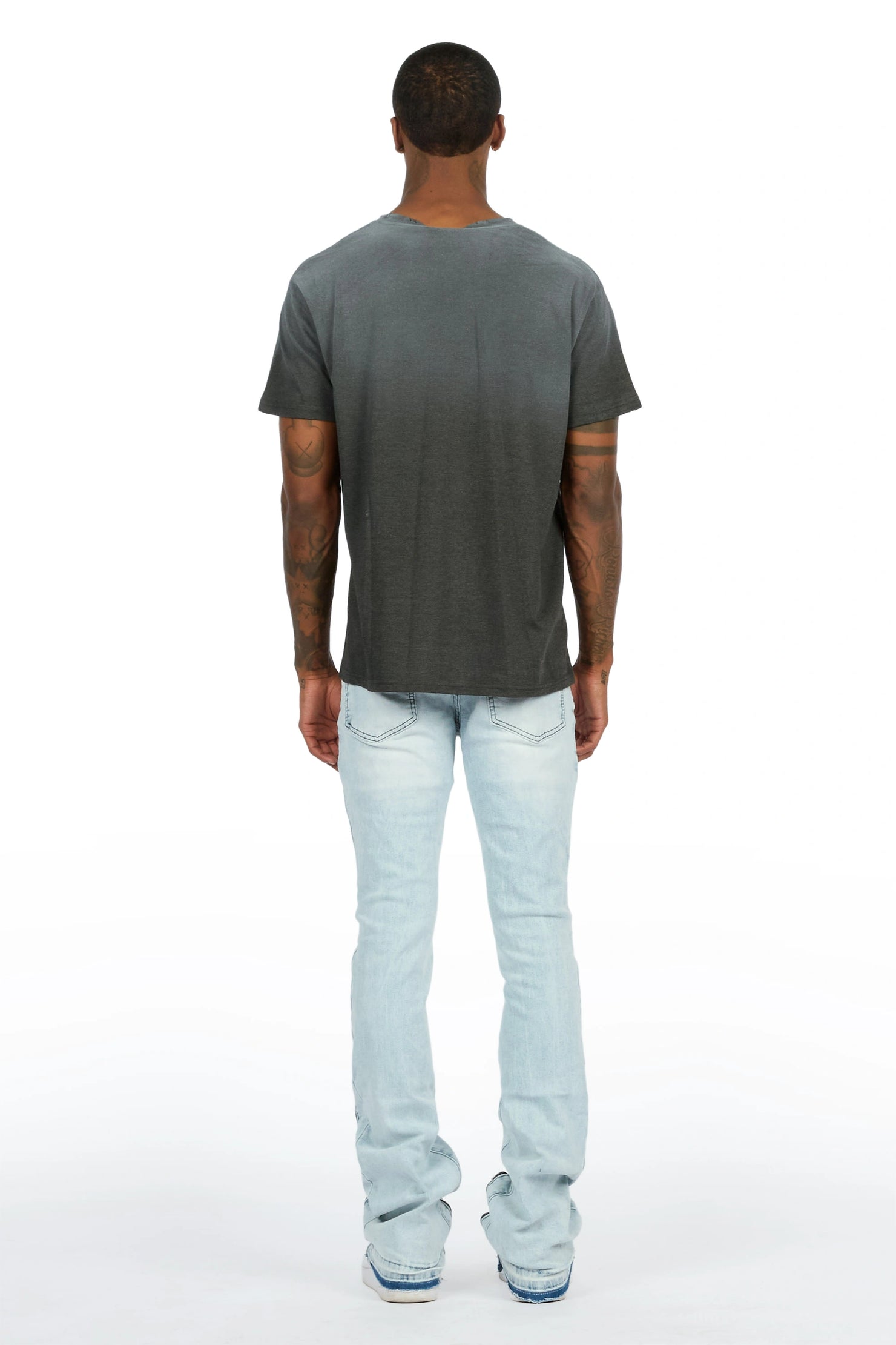 Philly Light Blue Stacked Fit Jean