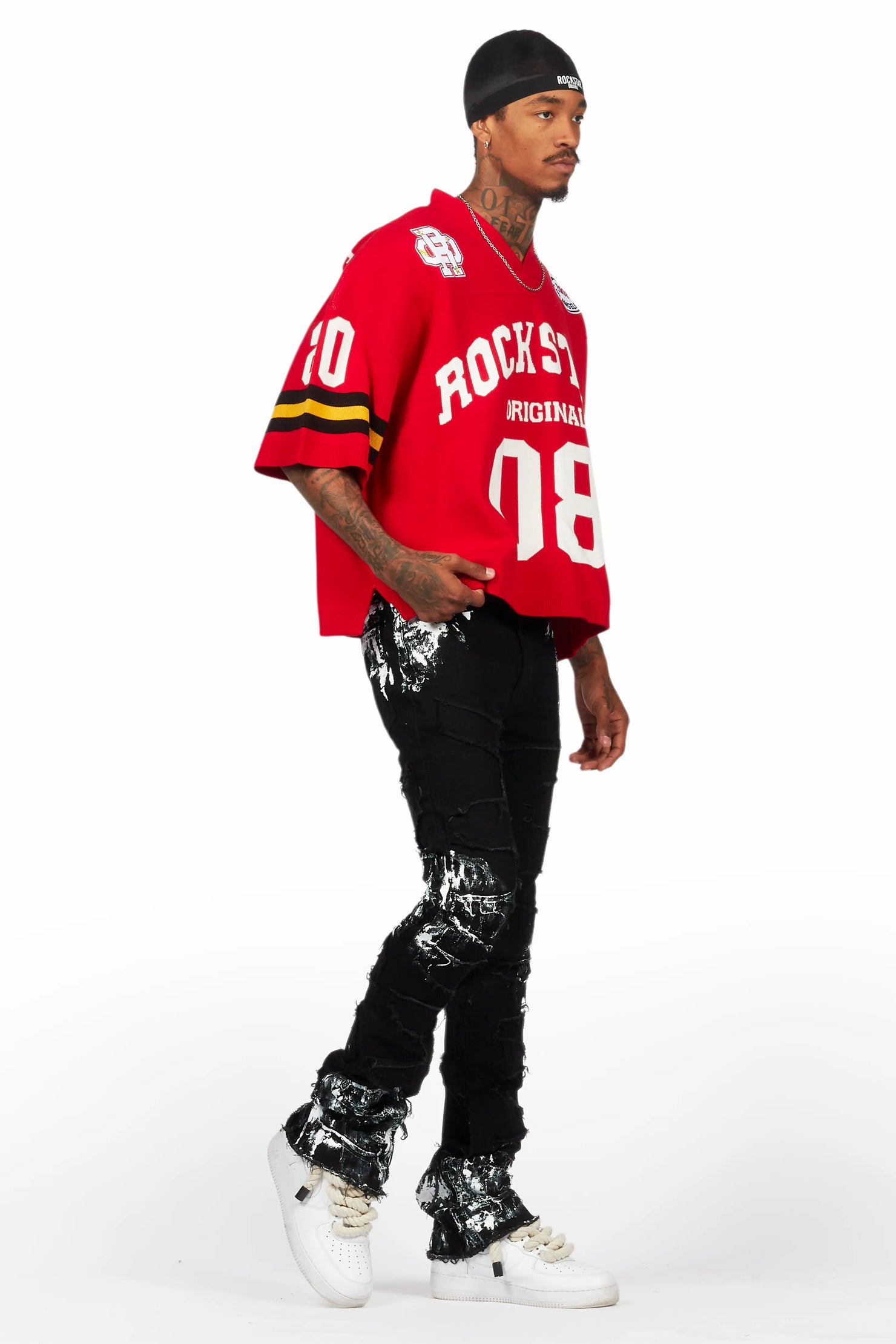 Nuno Red Knit Jersey